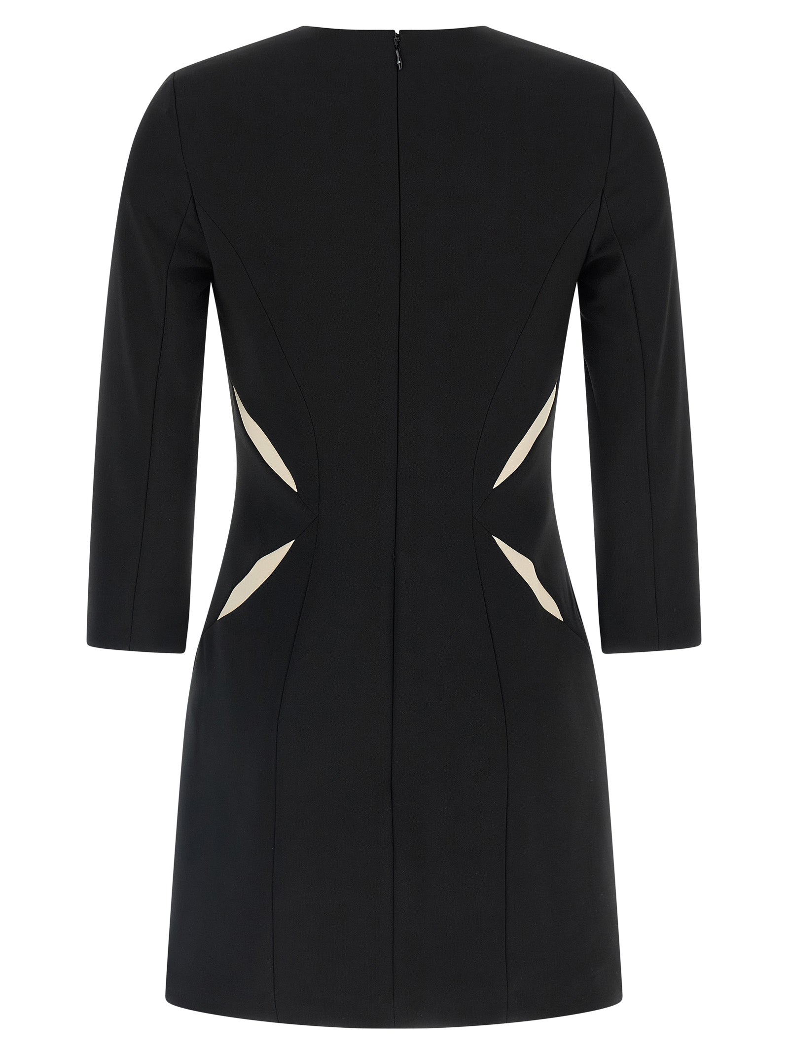 Elisabetta Franchi Bicolor Polyester Short Women's Dress