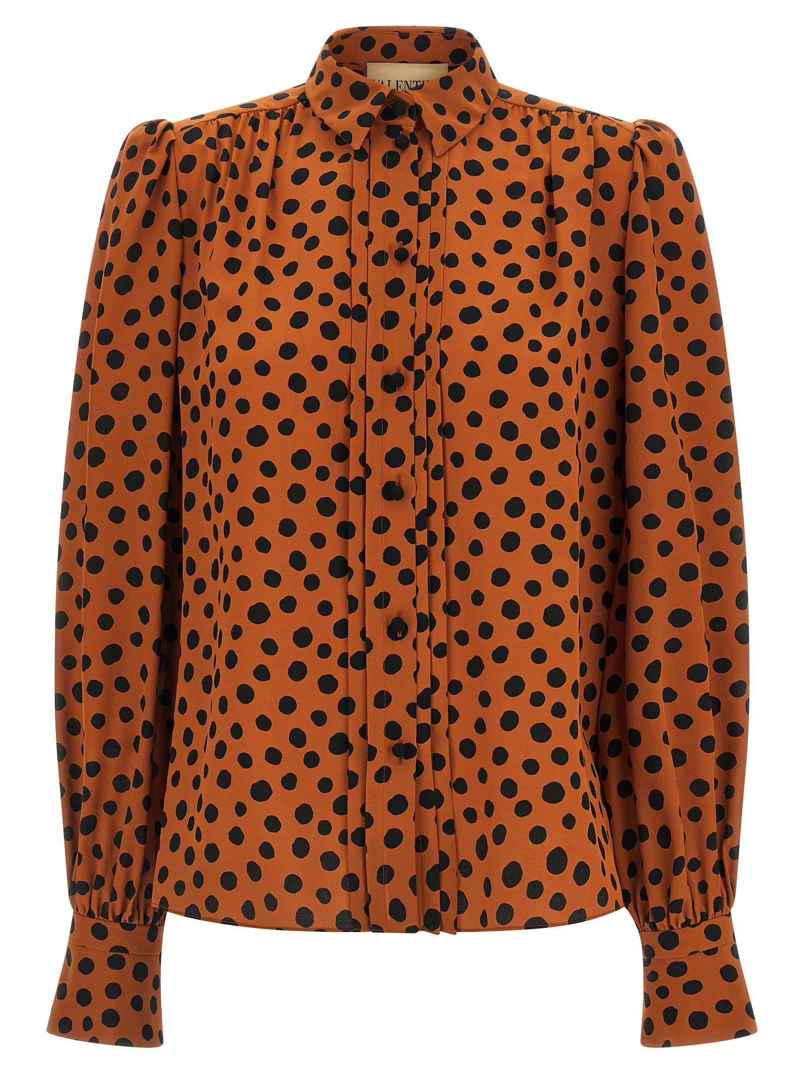 Valentino Garavani Orange Silk Women's Blouse