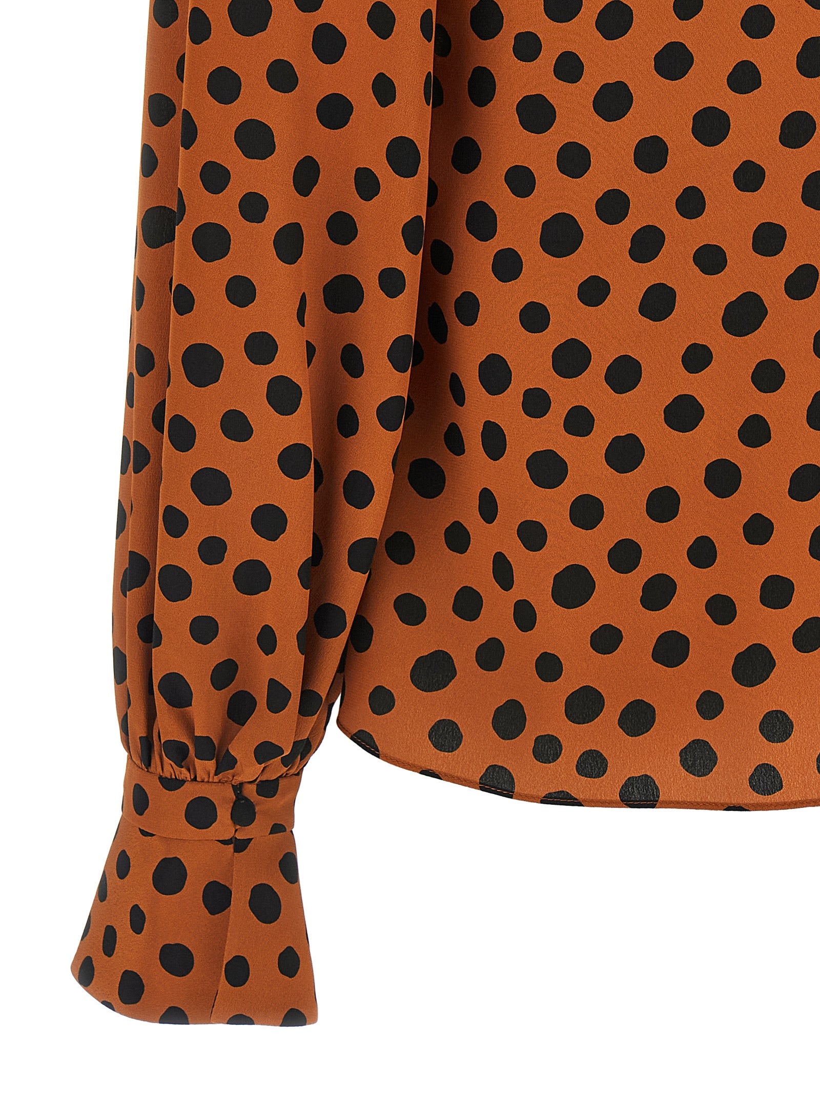 Valentino Garavani Orange Silk Women's Blouse