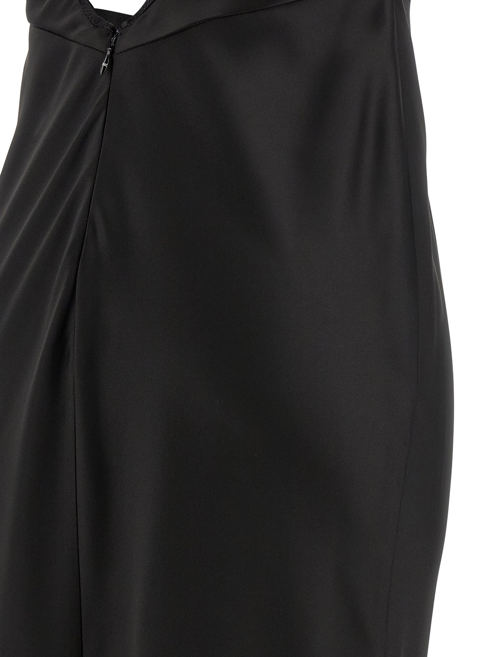 Elisabetta Franchi Black Polyester Long Women's Dress