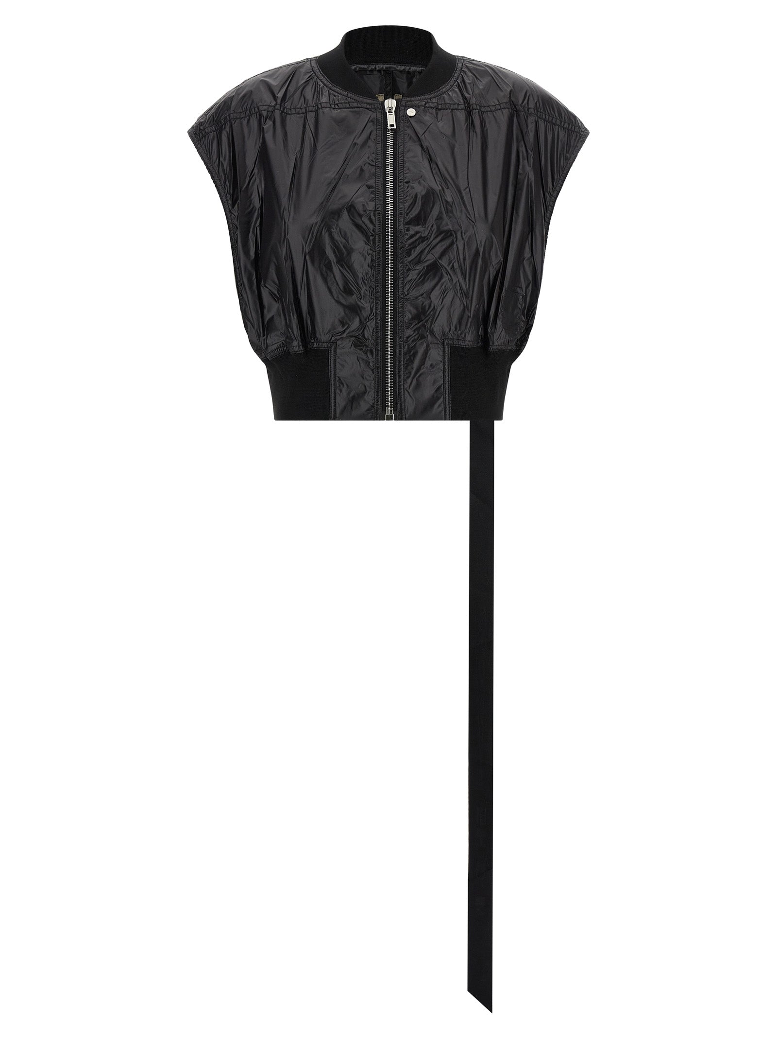 DRKSHDW Black Nylon Sleeveless Women's Jacket
