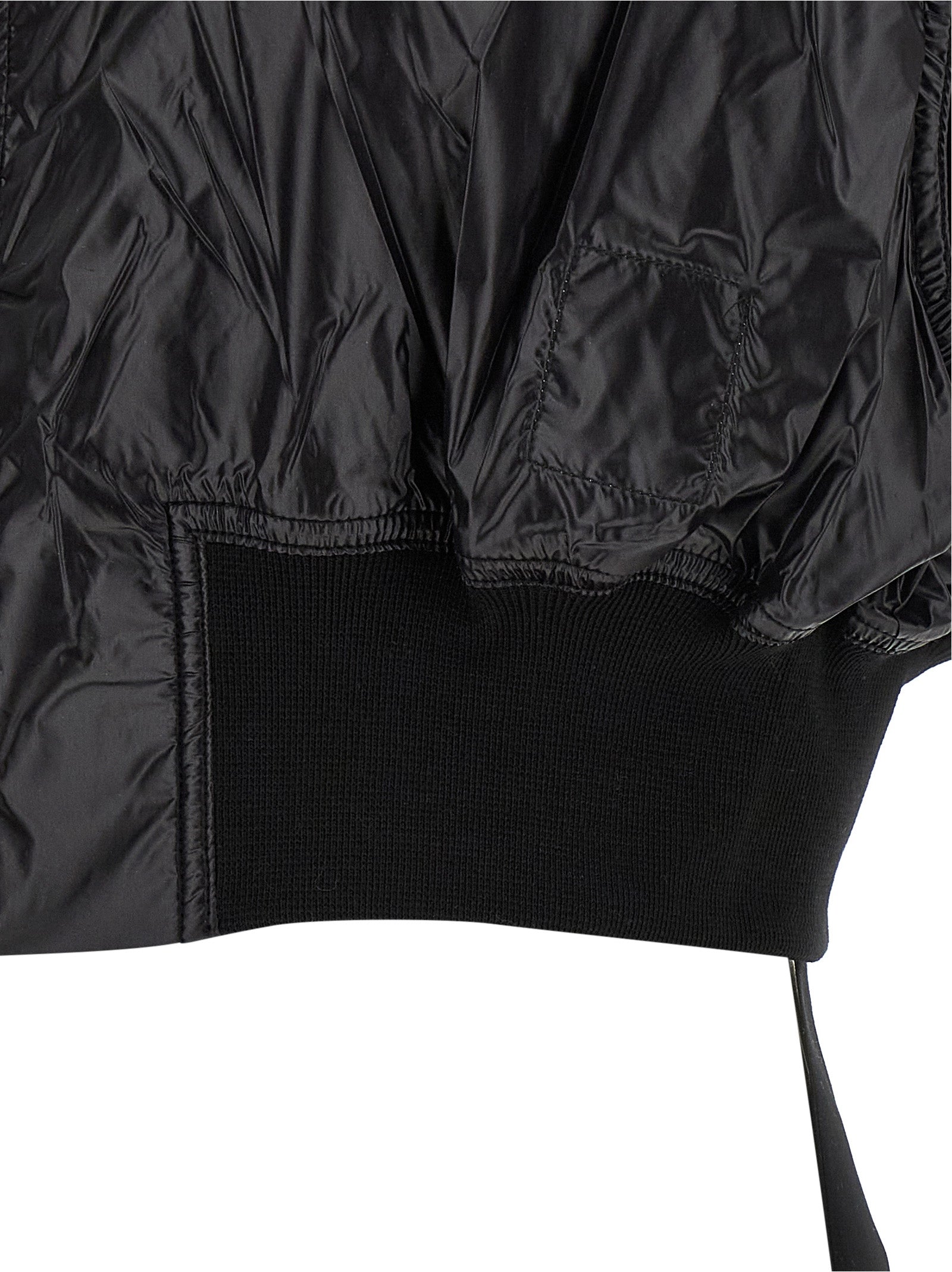 DRKSHDW Black Nylon Sleeveless Women's Jacket