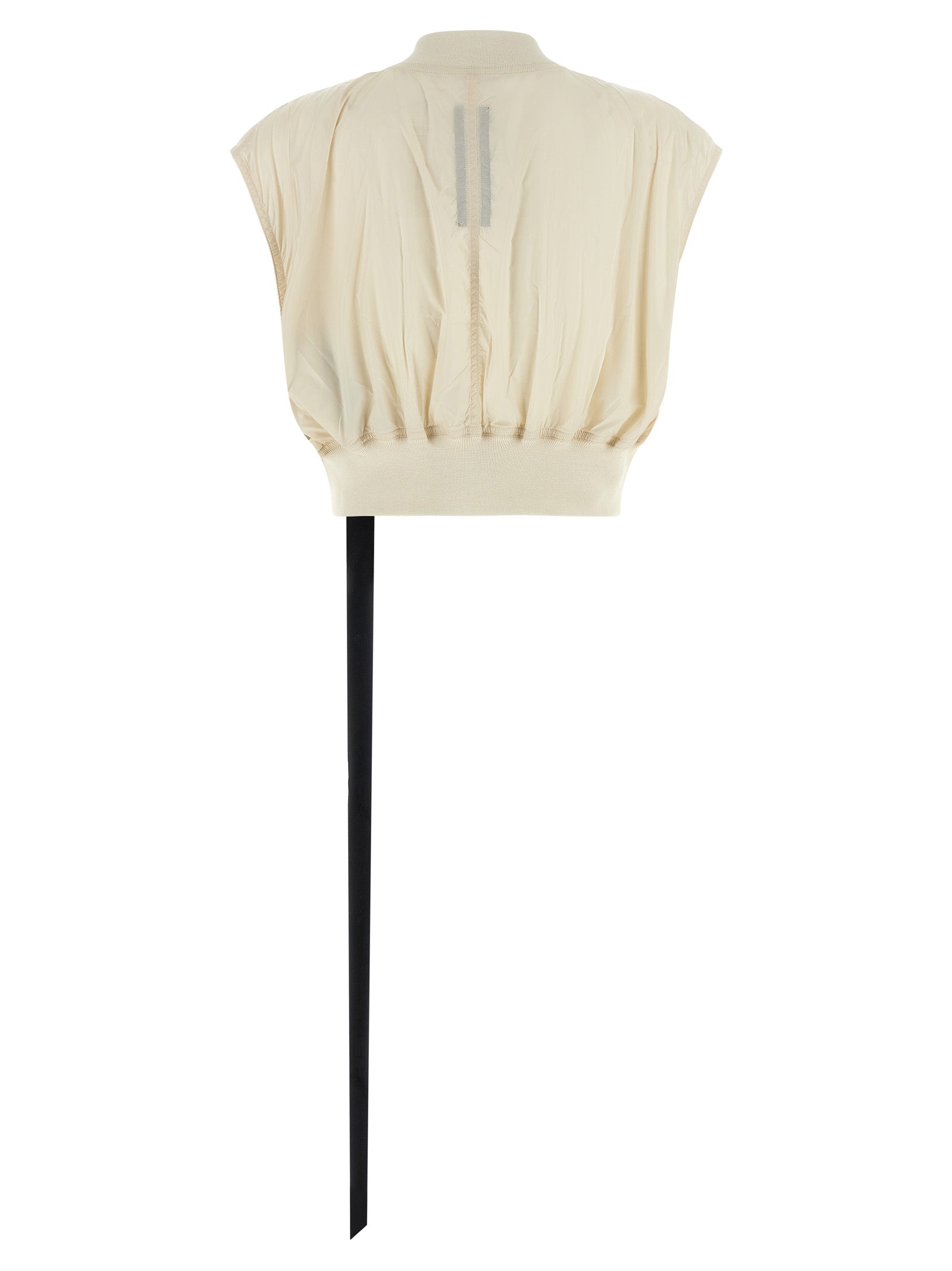 DRKSHDW Beige Nylon Sleeveless Women's Jacket