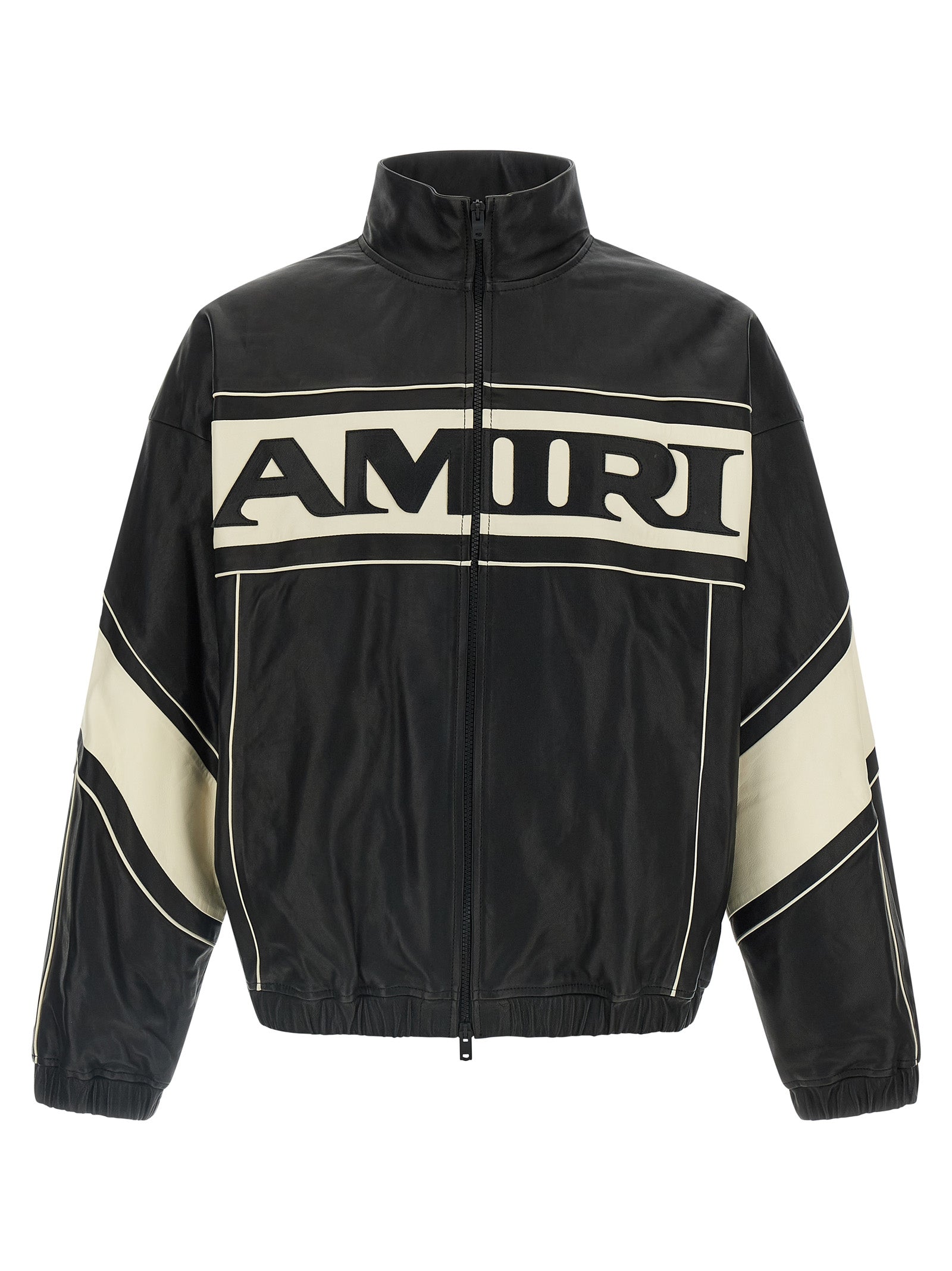 Amiri Bicolor Lamb Leather Leather Men's Jacket
