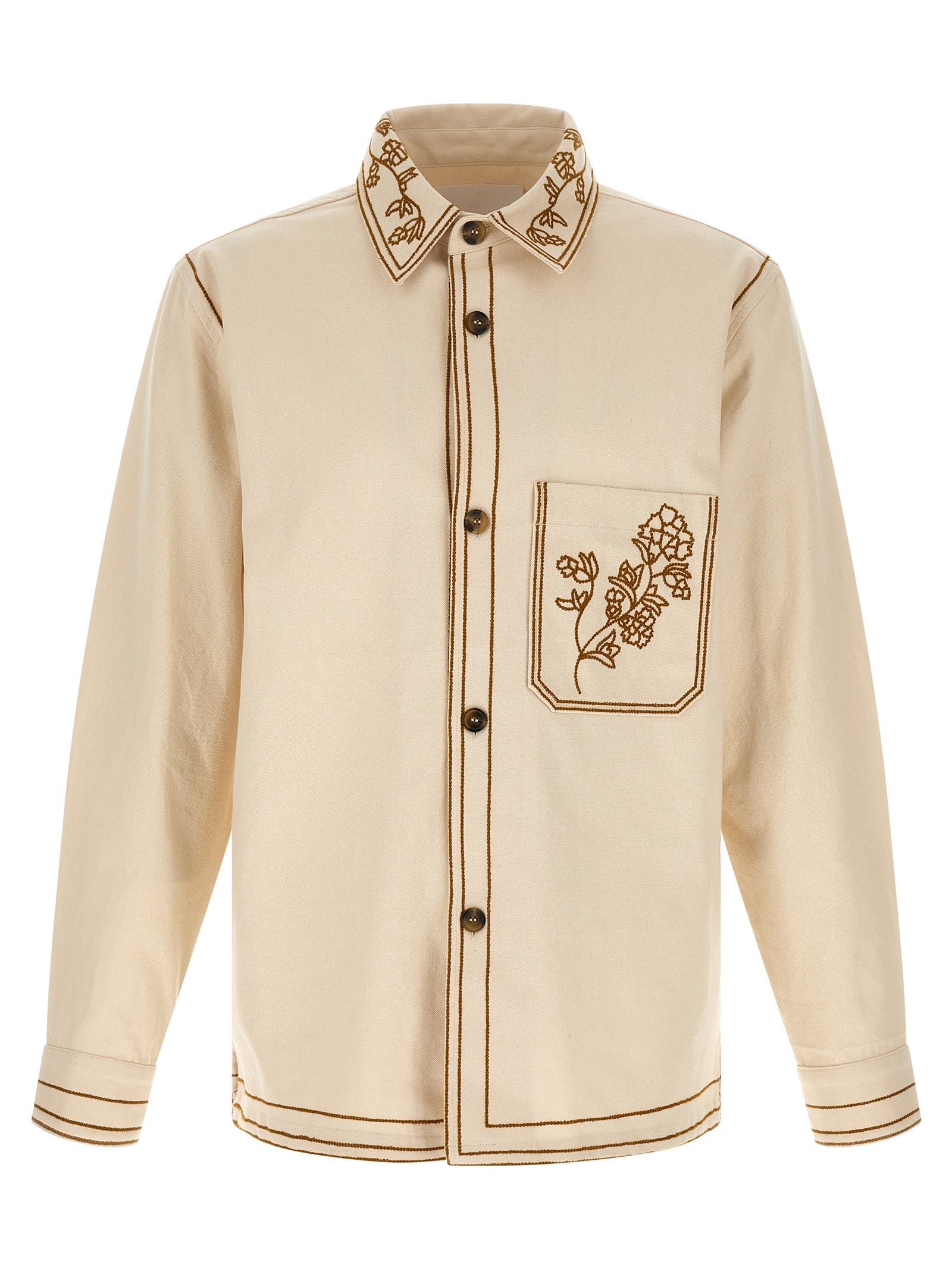 Isabel Marant Beige Denim Men's Shirt