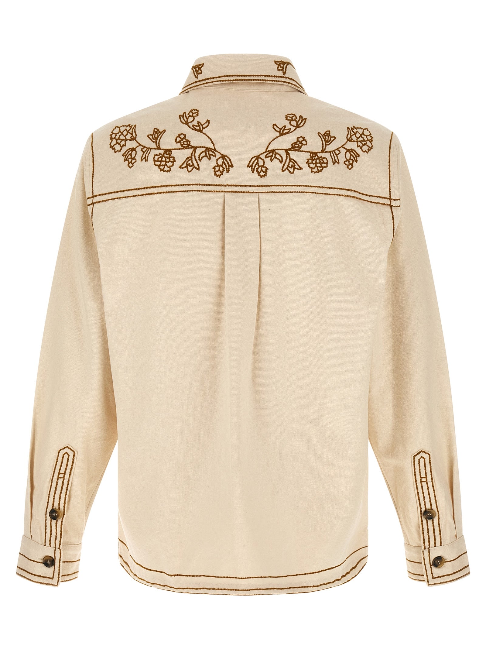 Isabel Marant Beige Denim Men's Shirt