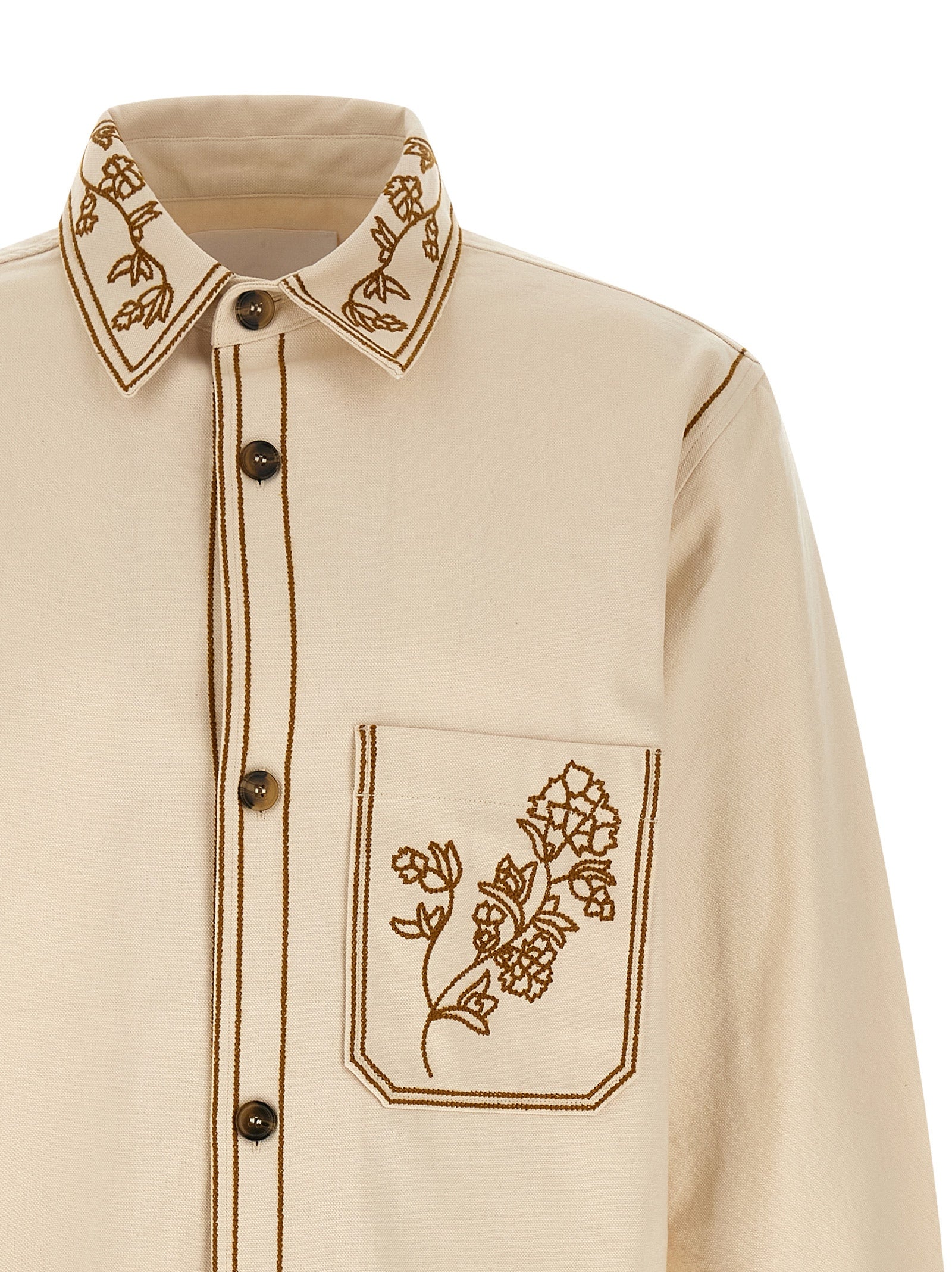 Isabel Marant Beige Denim Men's Shirt
