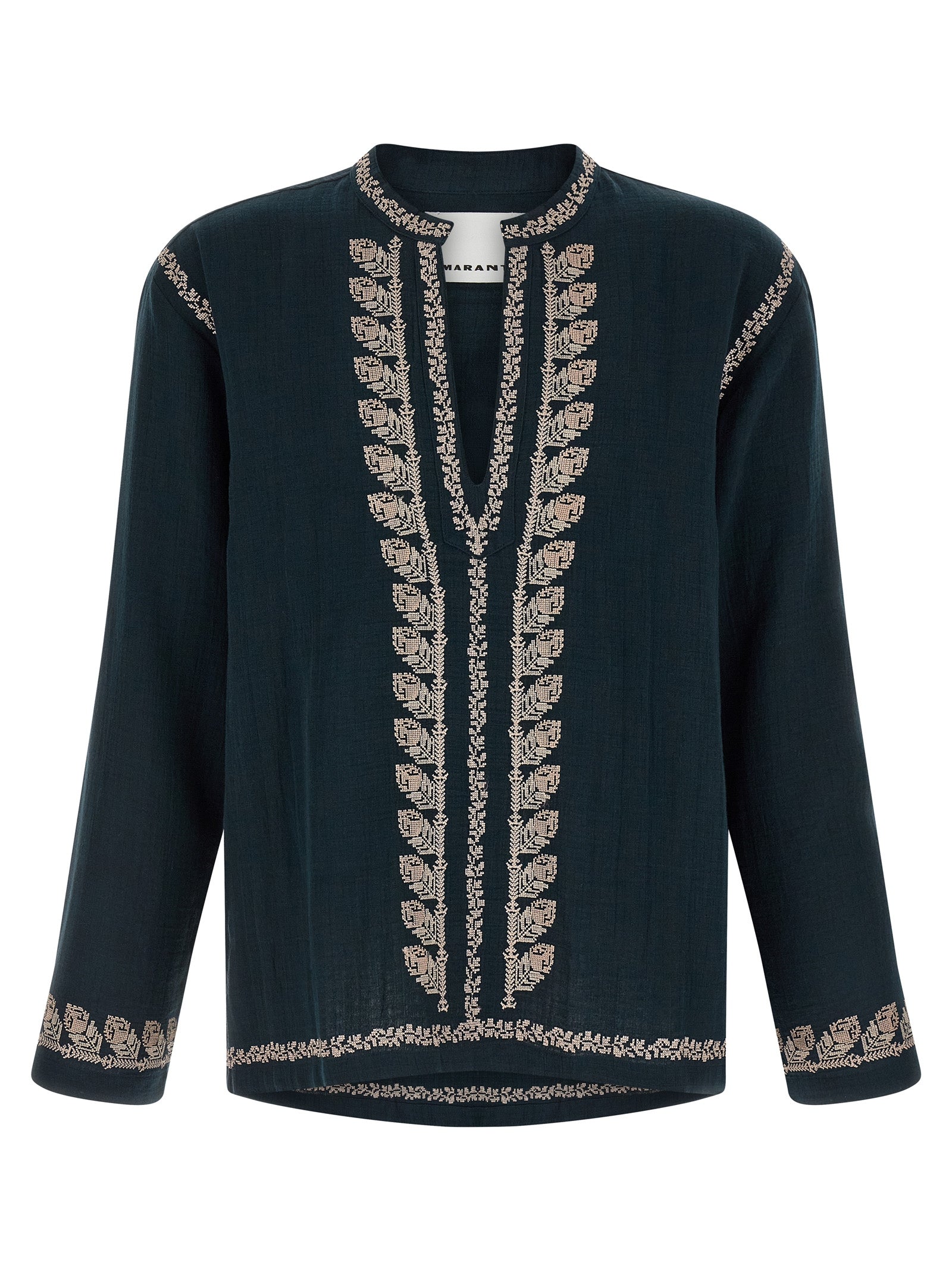 Isabel Marant Blue Cotton Men's Blouse