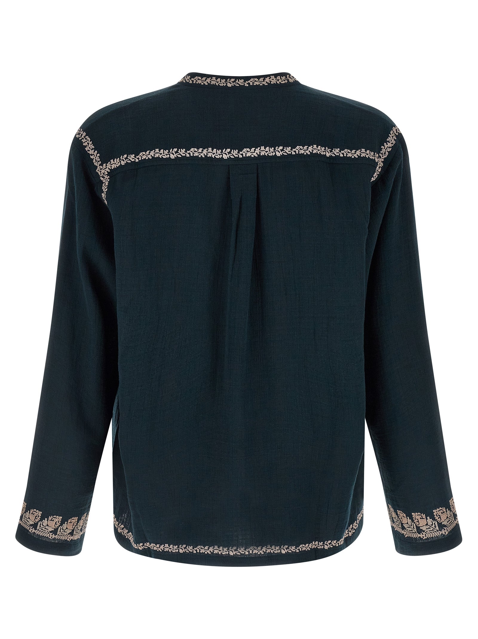 Isabel Marant Blue Cotton Men's Blouse