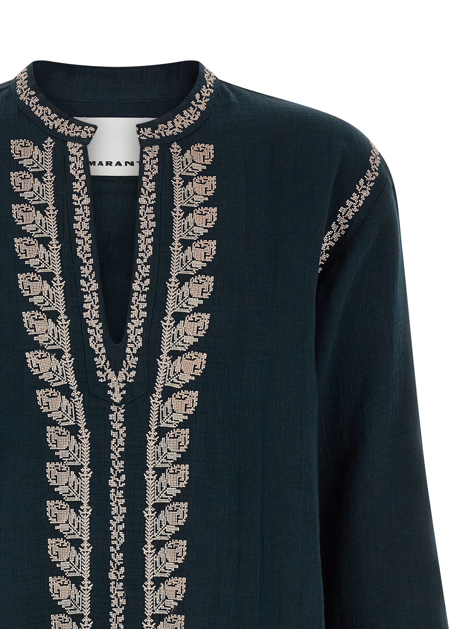 Isabel Marant Blue Cotton Men's Blouse