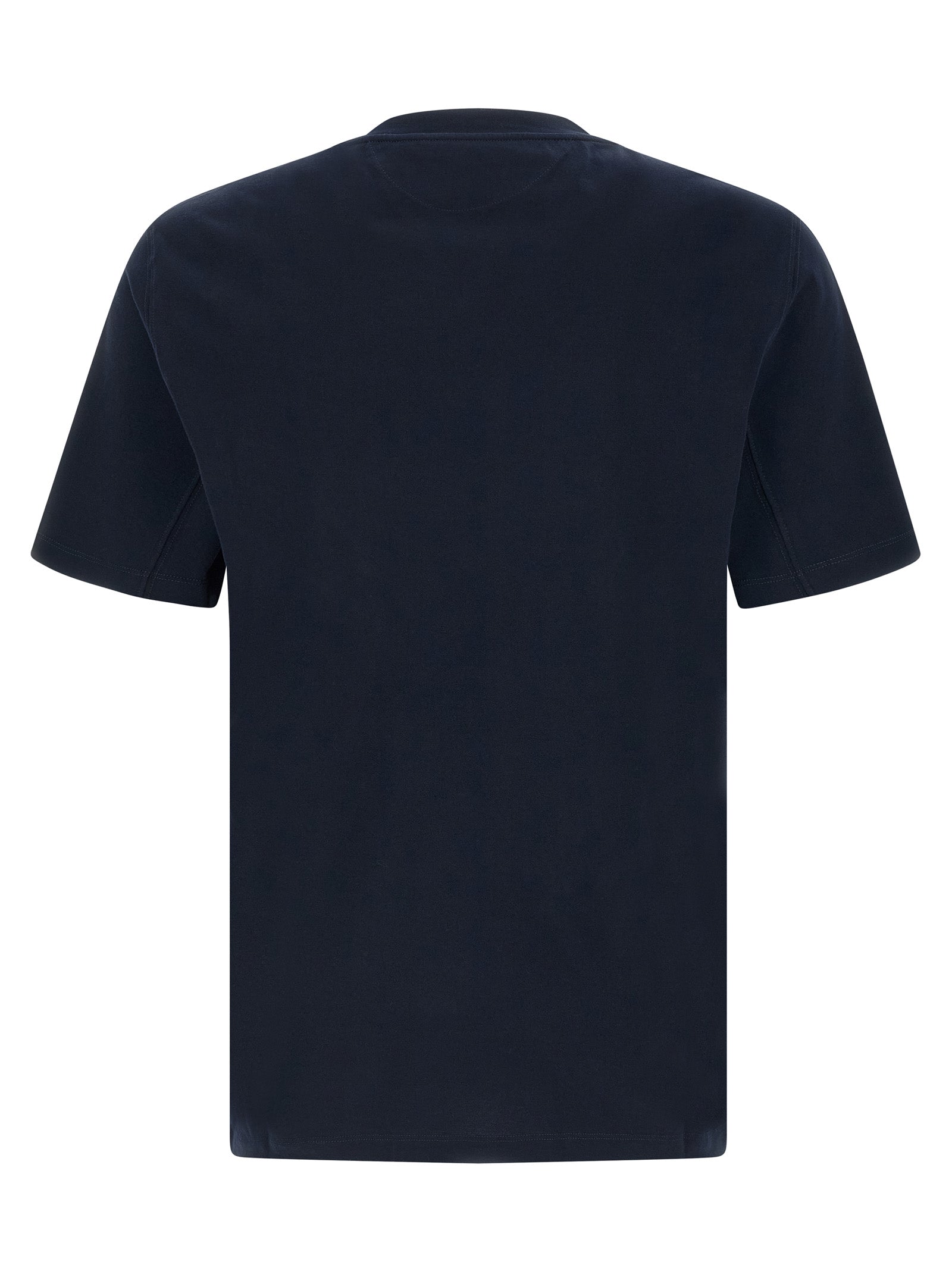 Brunello Cucinelli Blue Cotton Men's T-Shirt