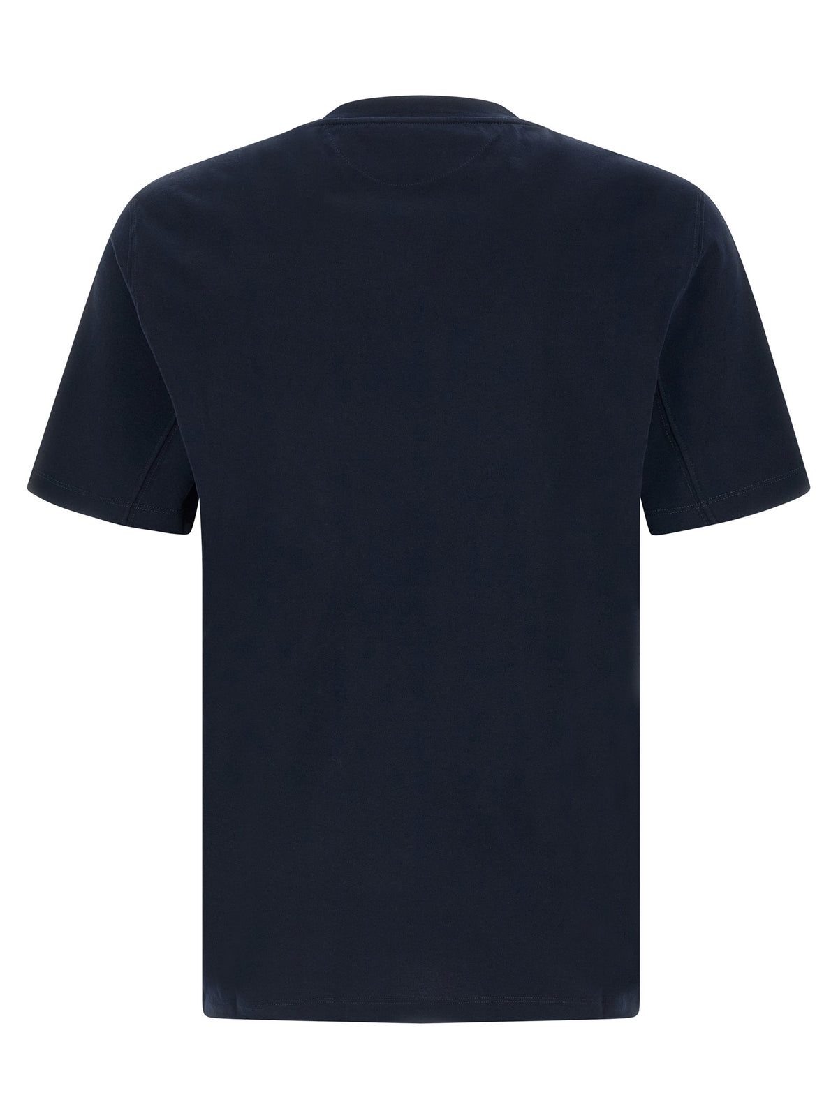Brunello Cucinelli Blue Cotton Men's T-Shirt