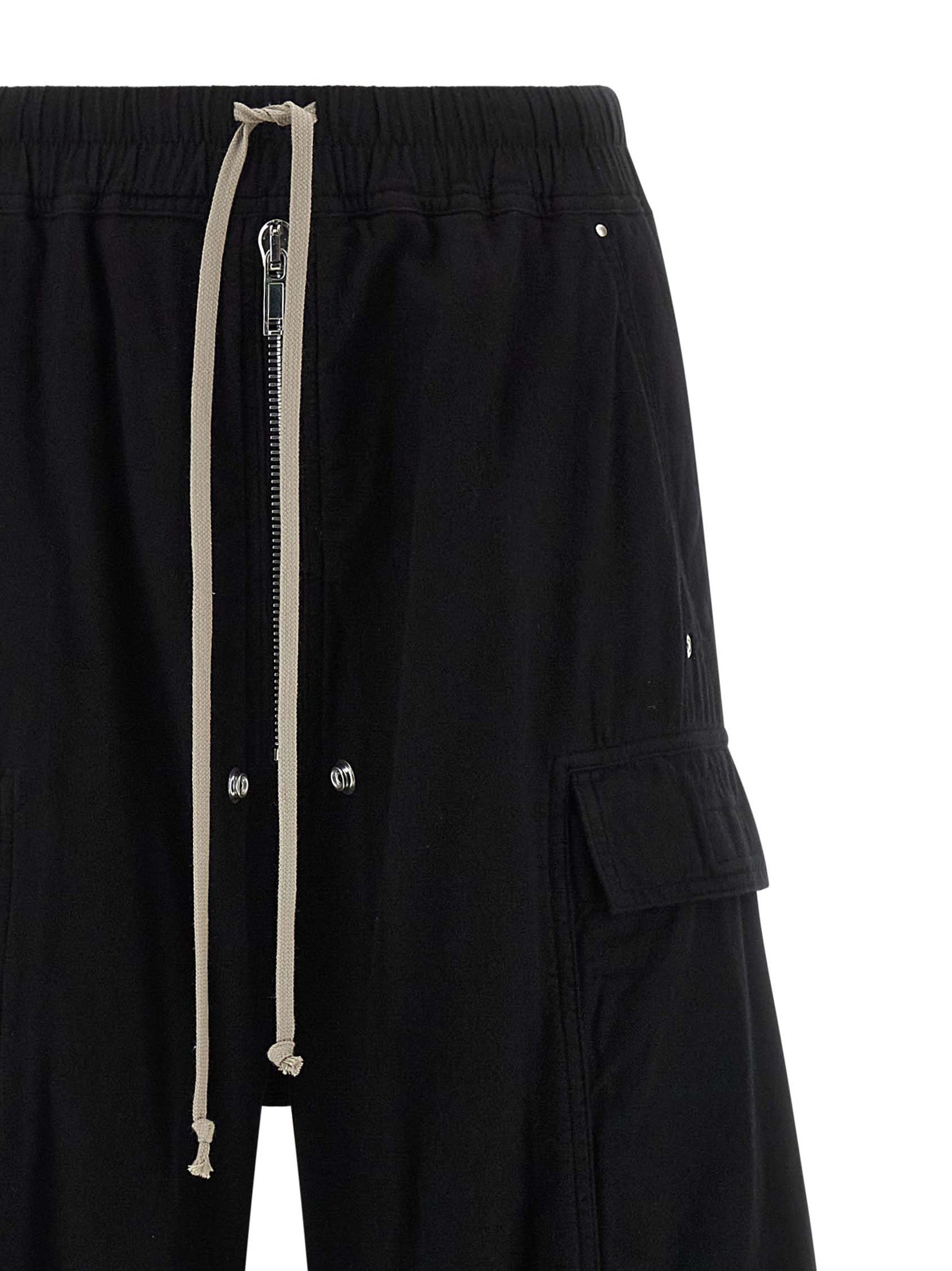 DRKSHDW Black Cotton Cargo Women's Pants