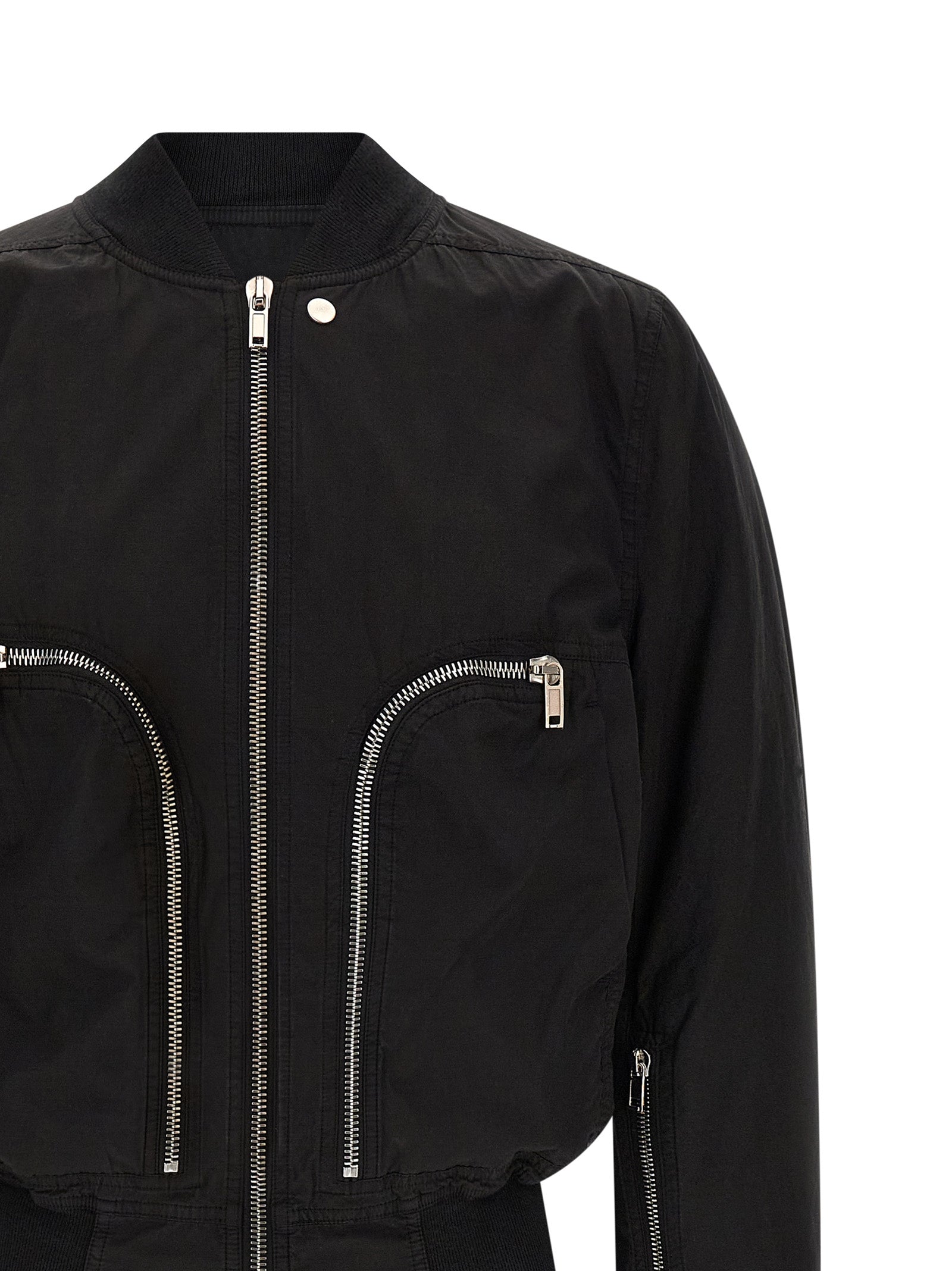 DRKSHDW Black Cotton Men's Bomber