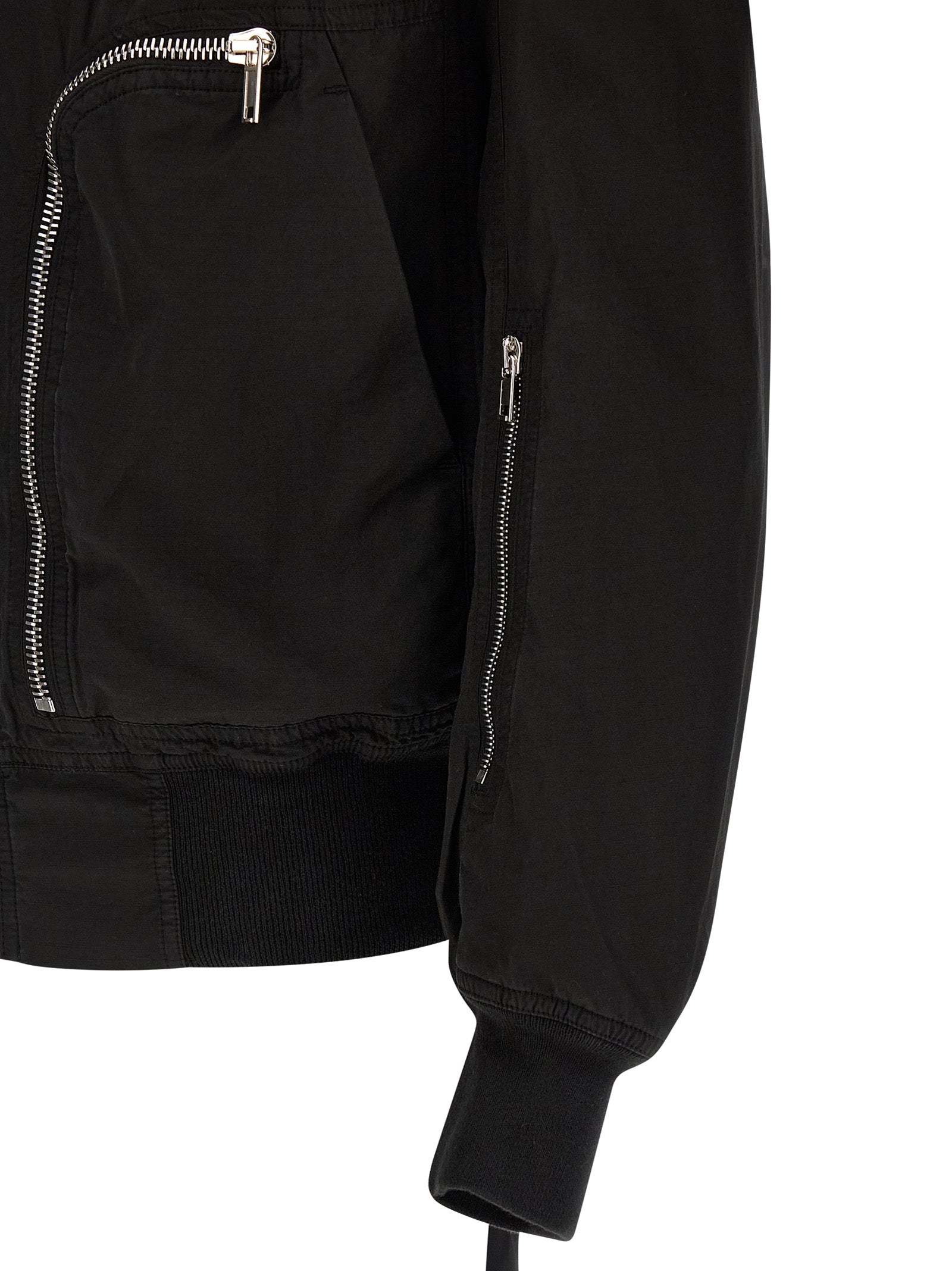 DRKSHDW Black Cotton Men's Bomber