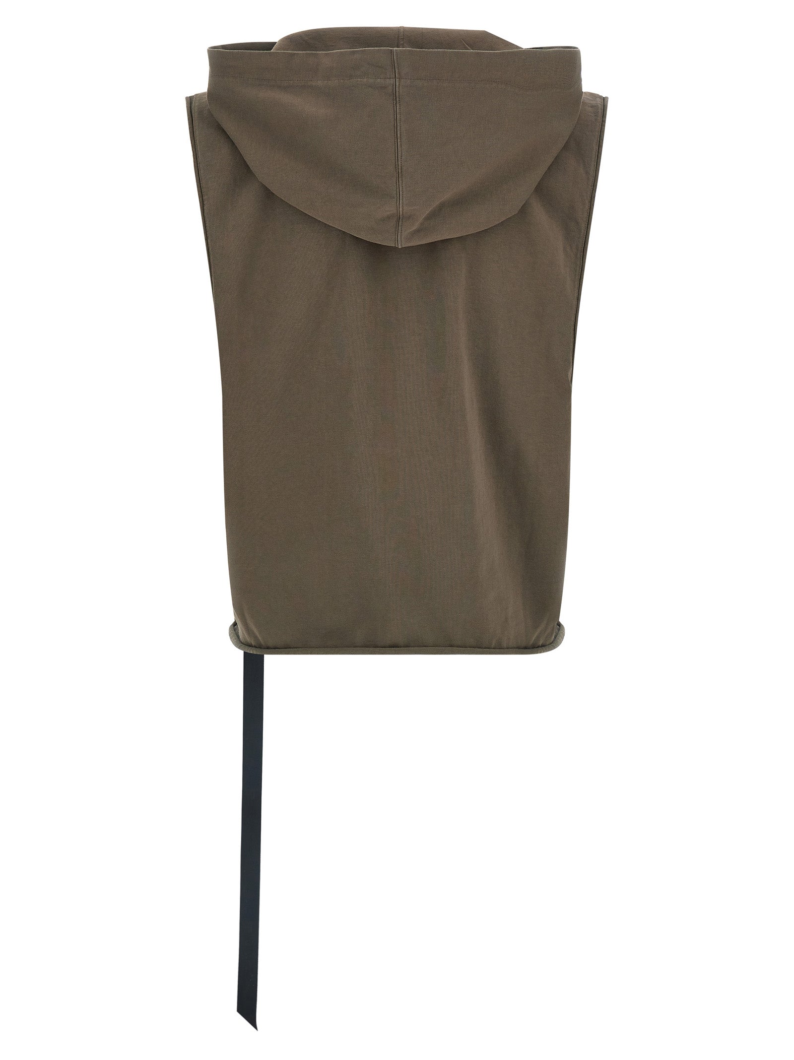 DRKSHDW Brown Cotton Sleeveles Men's Sweater