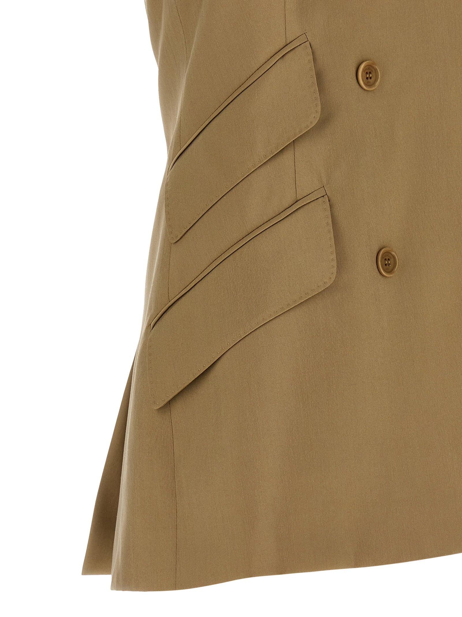 Max Mara Beige Virgin Wool Women's Blazer