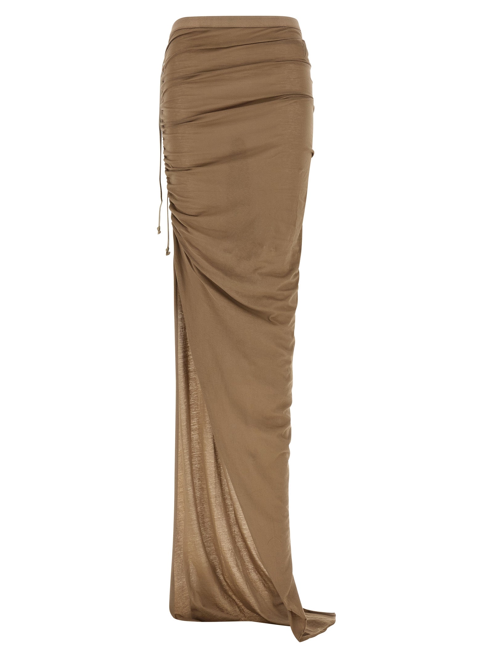 DRKSHDW Beige Cotton Mini Women's Skirt