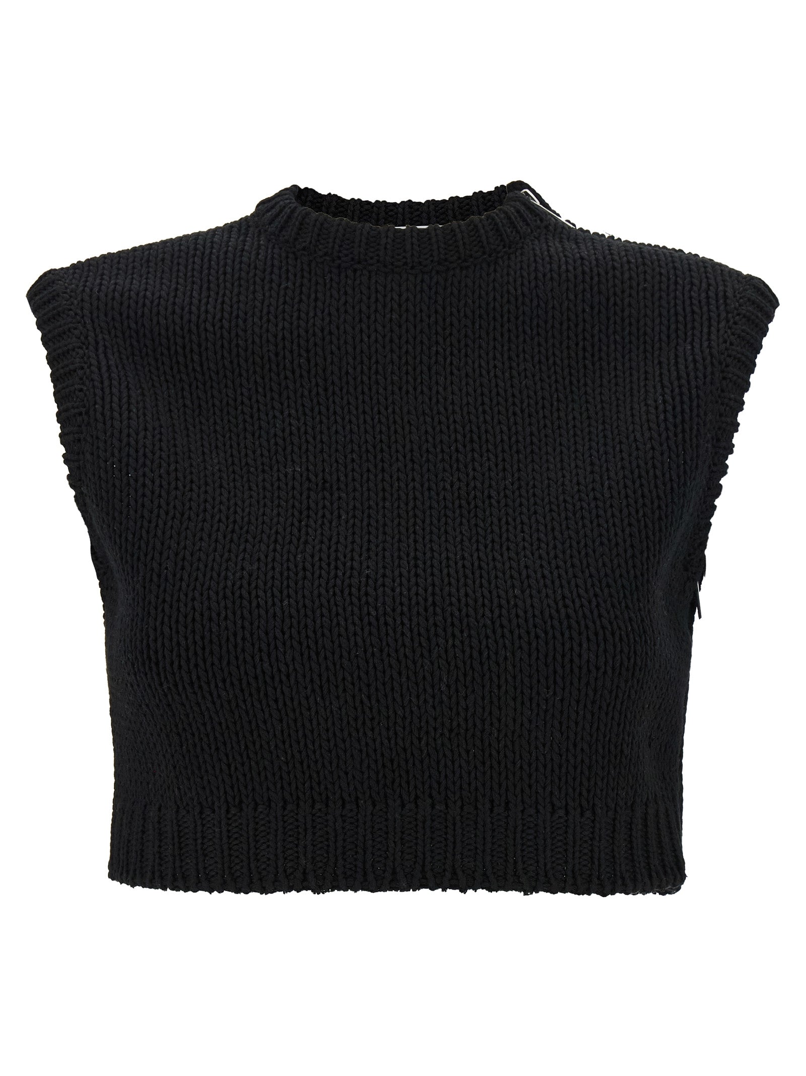 Max Mara Black Cotton Women's Cardigan