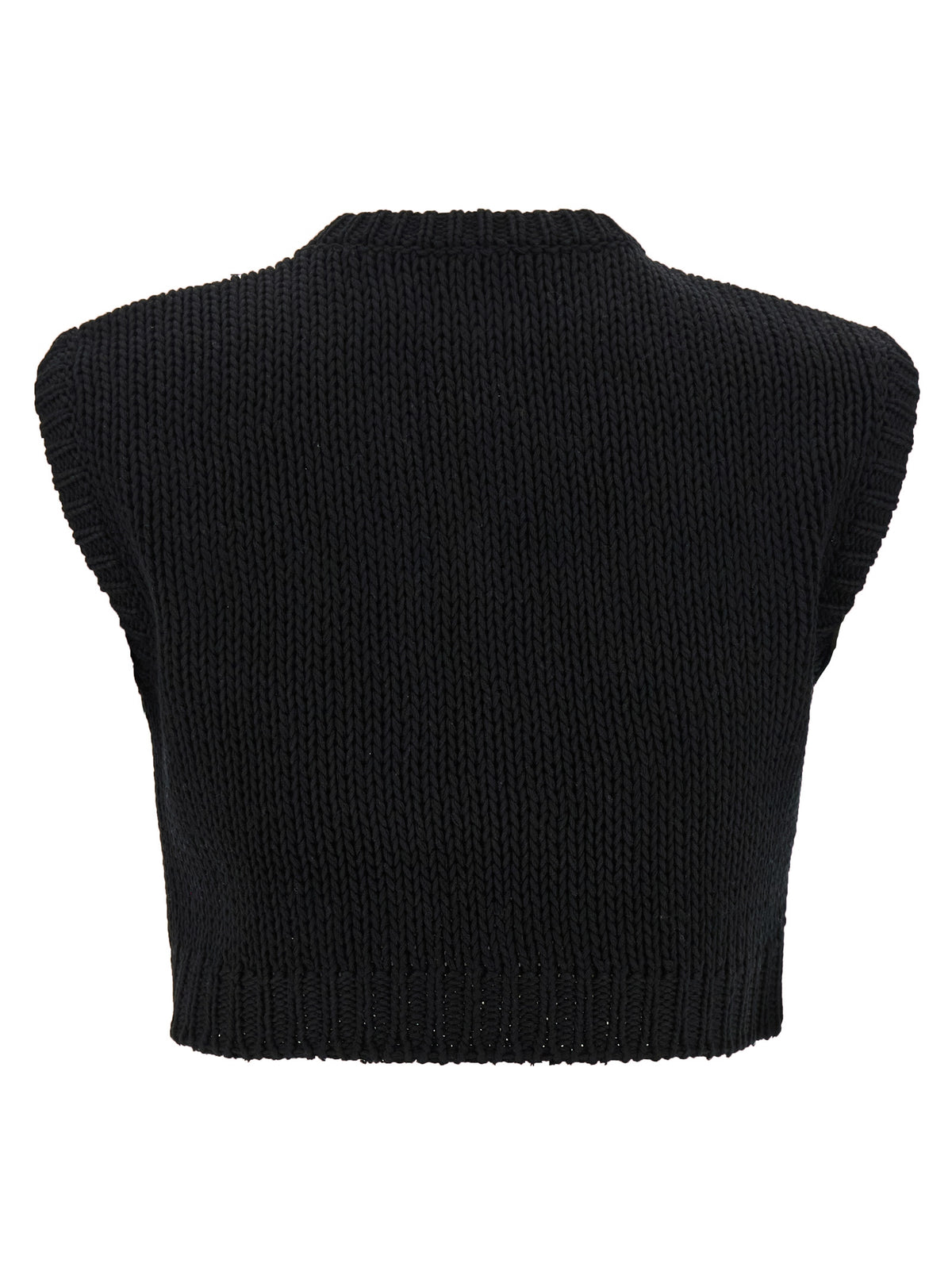Max Mara Black Cotton Women's Cardigan