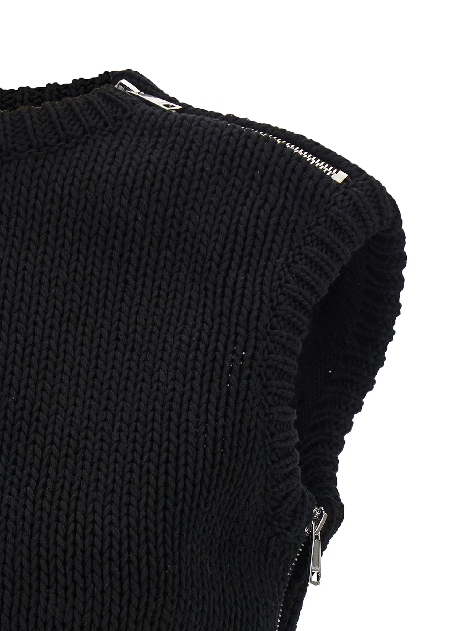 Max Mara Black Cotton Women's Cardigan