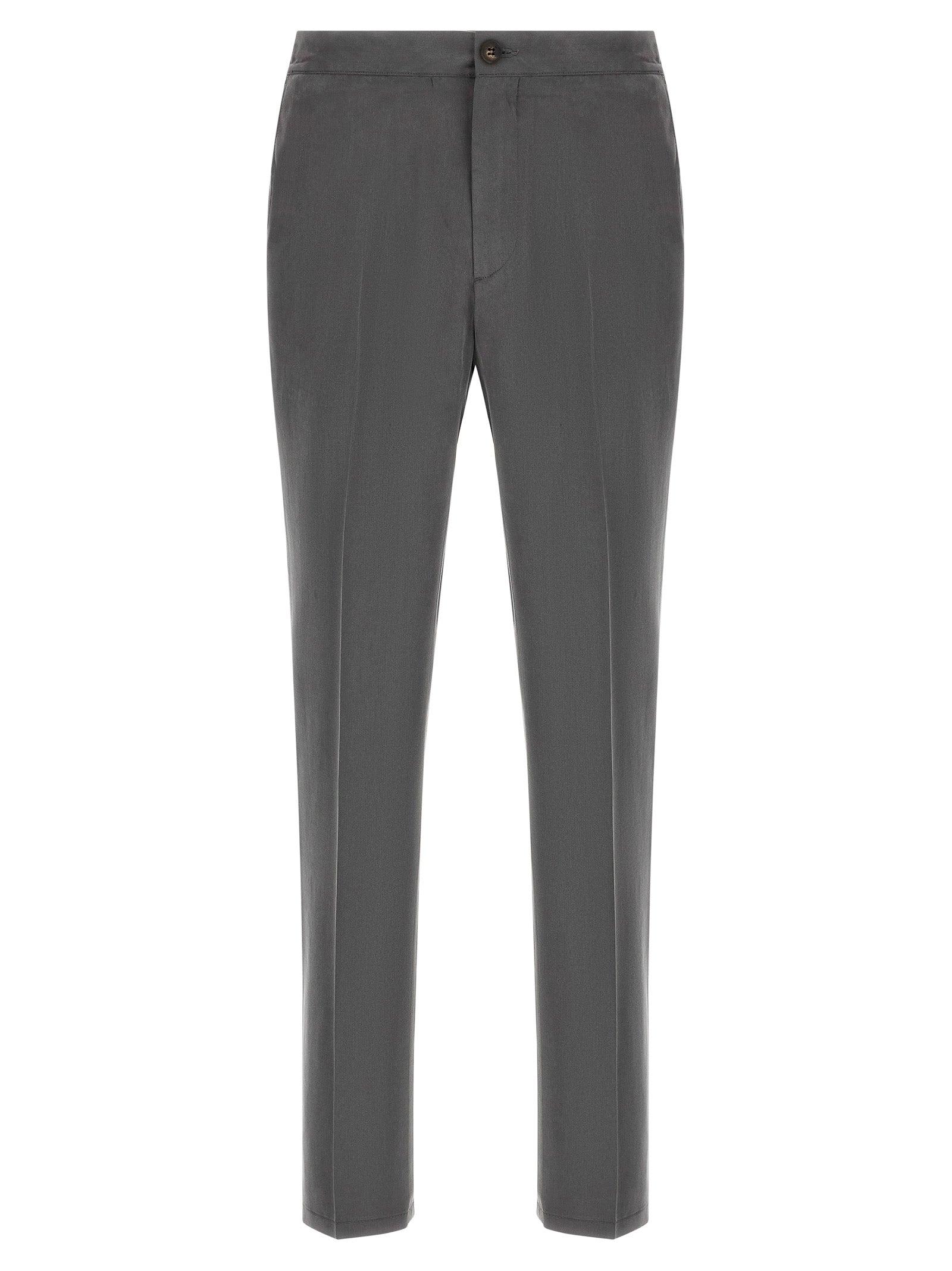 Pal Zileri Gray Lyocell Casual Men's Pants