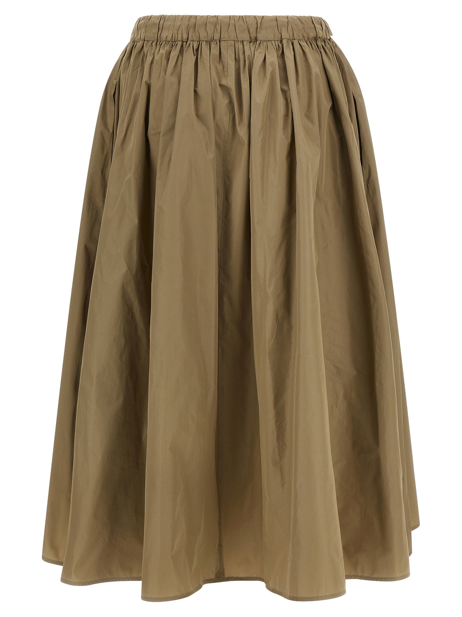 Max Mara Bicolor Polyester Midi Women's Skirt