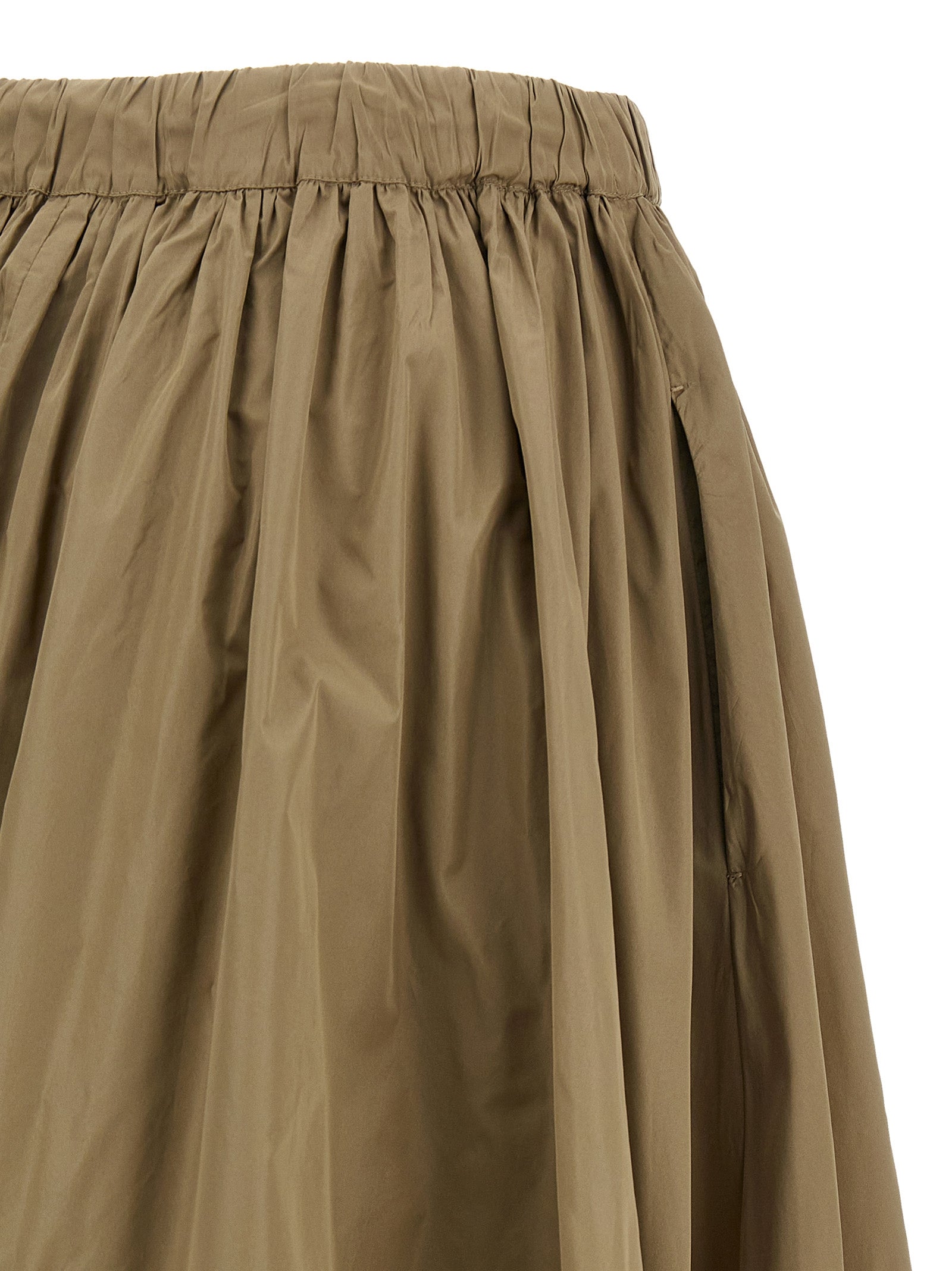 Max Mara Bicolor Polyester Midi Women's Skirt