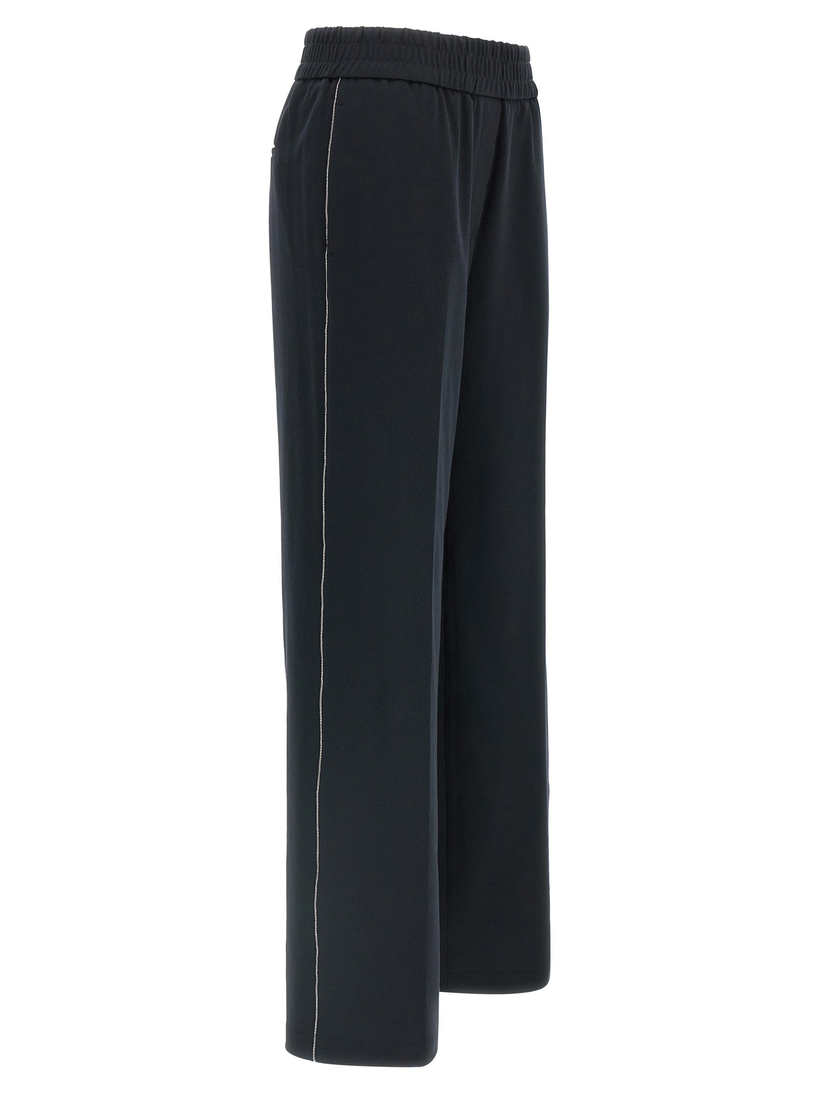 Peserico Blue Cotton Casual Women's Pants