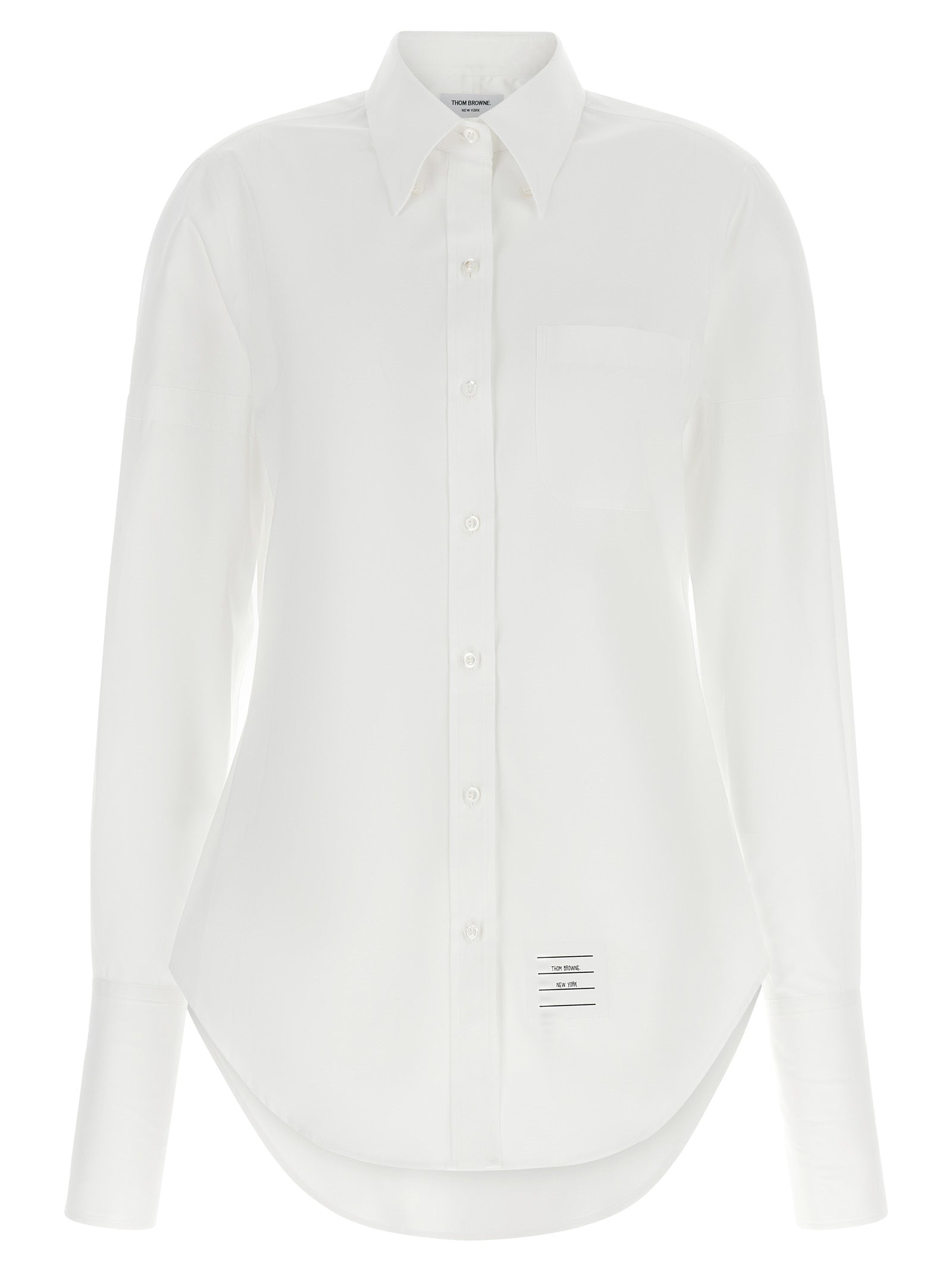 Thom Browne White Cotton Women's Blouse