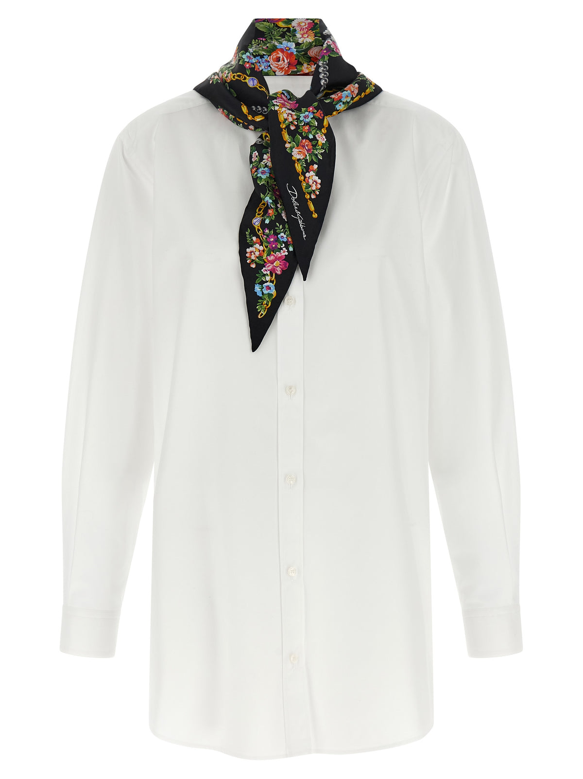 Dolce & Gabbana White Cotton Women's Blouse