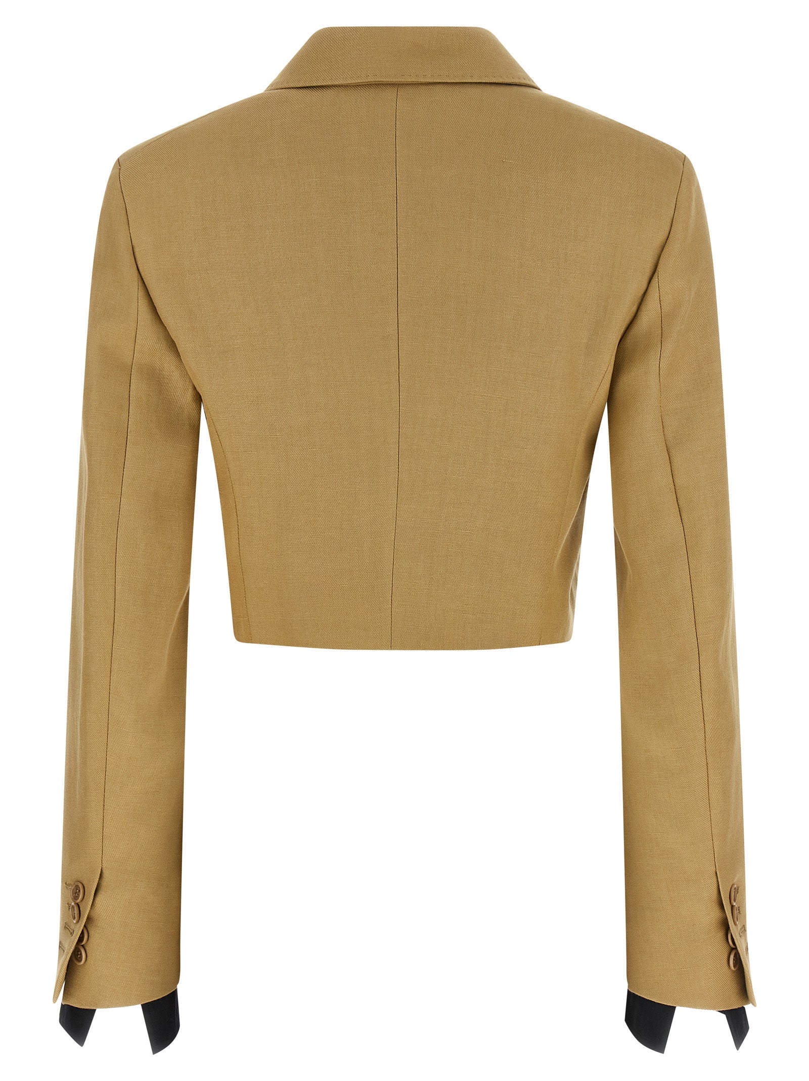 Max Mara Beige Linen Women's Blazer