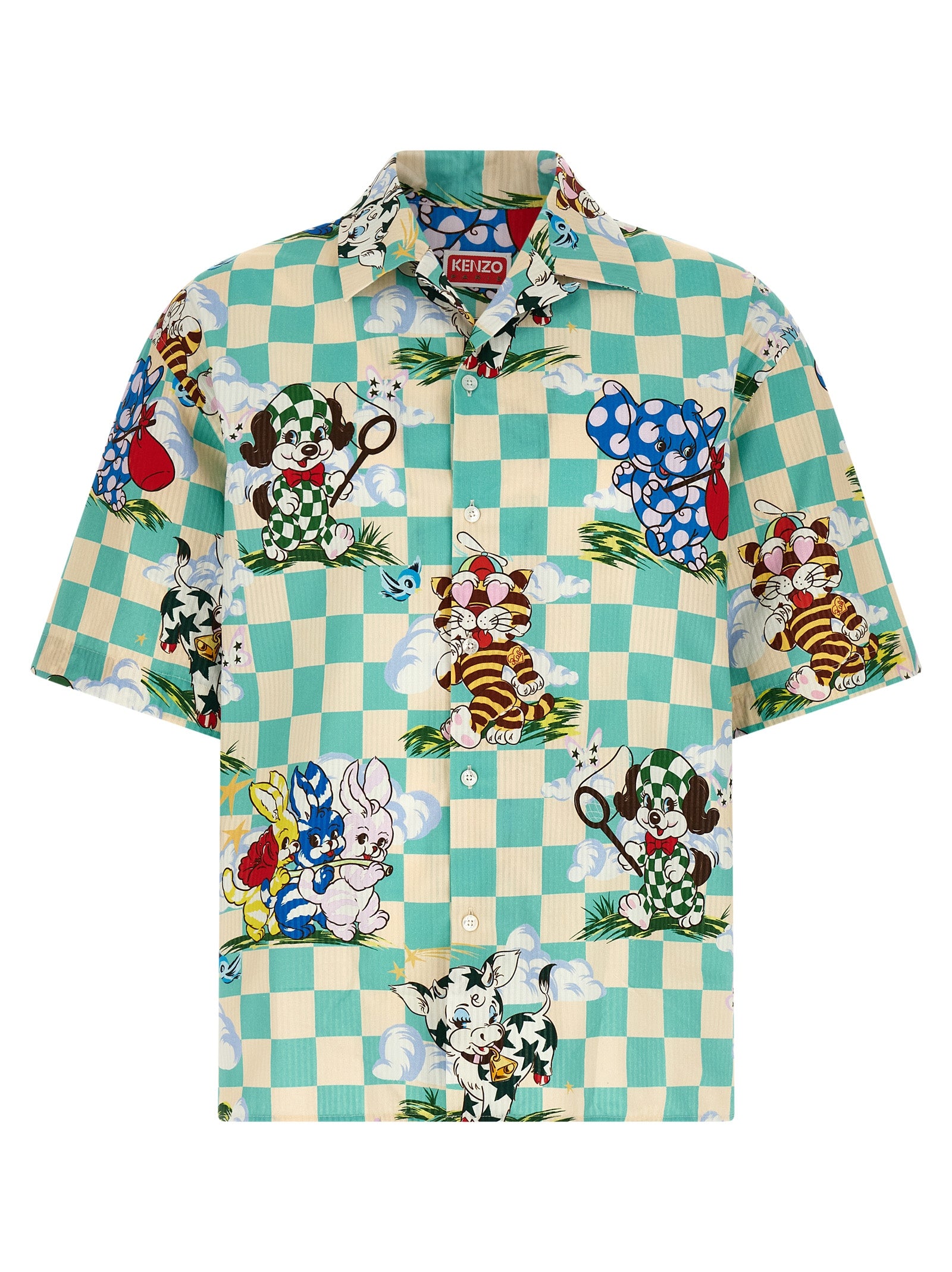 Kenzo Multicolor Cotton Men's Blouse