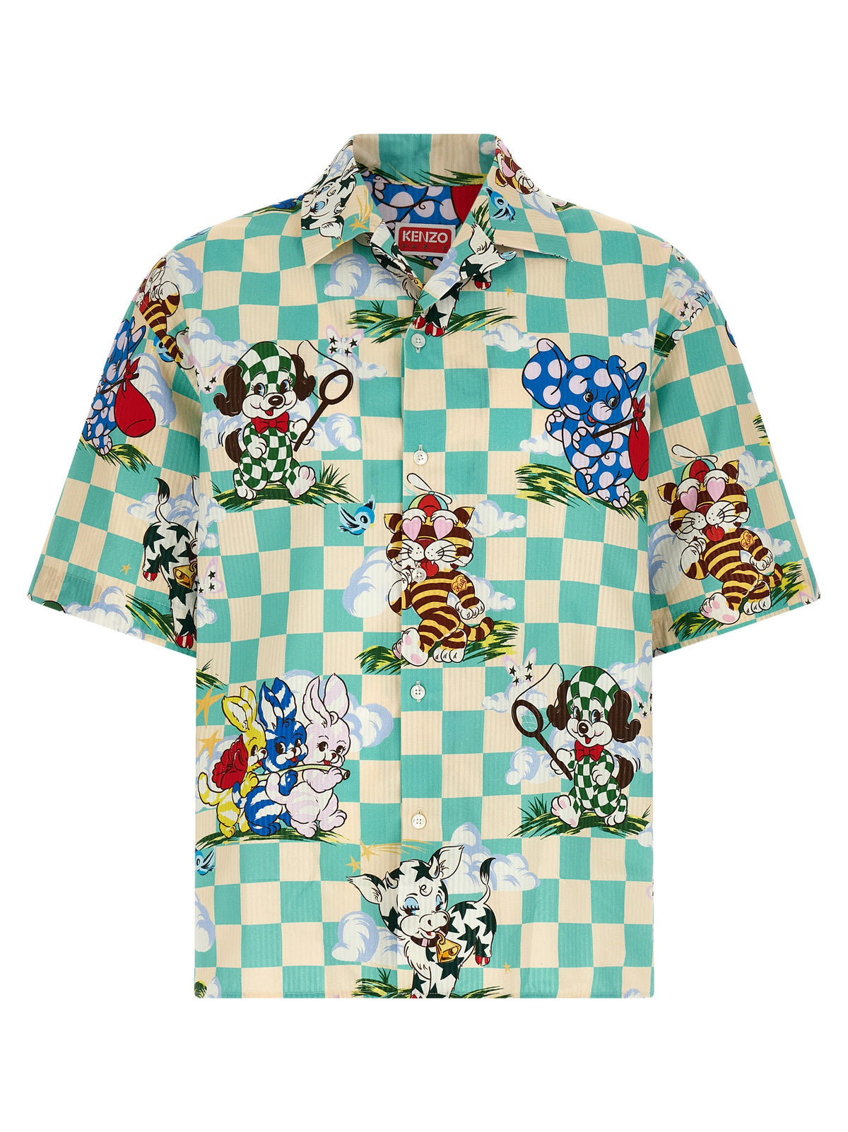 Kenzo Multicolor Cotton Men's Blouse
