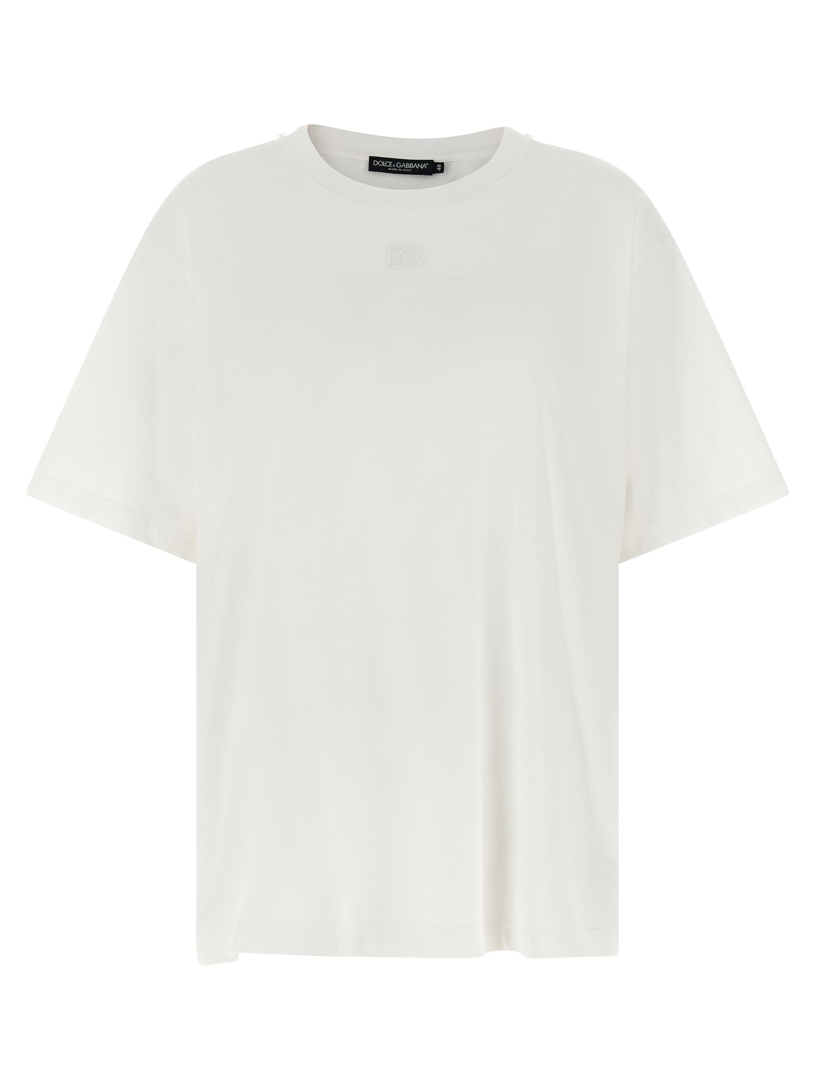 Dolce & Gabbana White Cotton Women's T-Shirt
