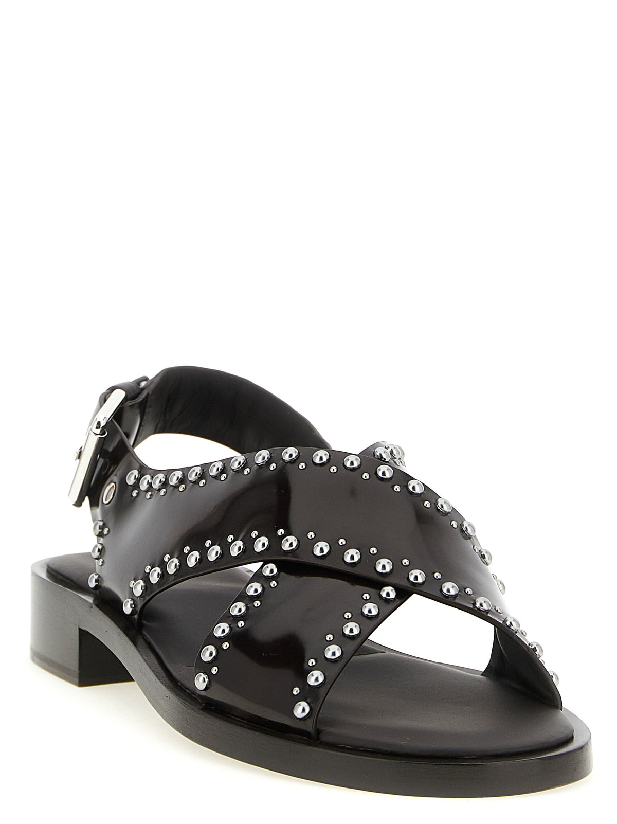 Church's Brown Calfskin Flat Women's Sandals