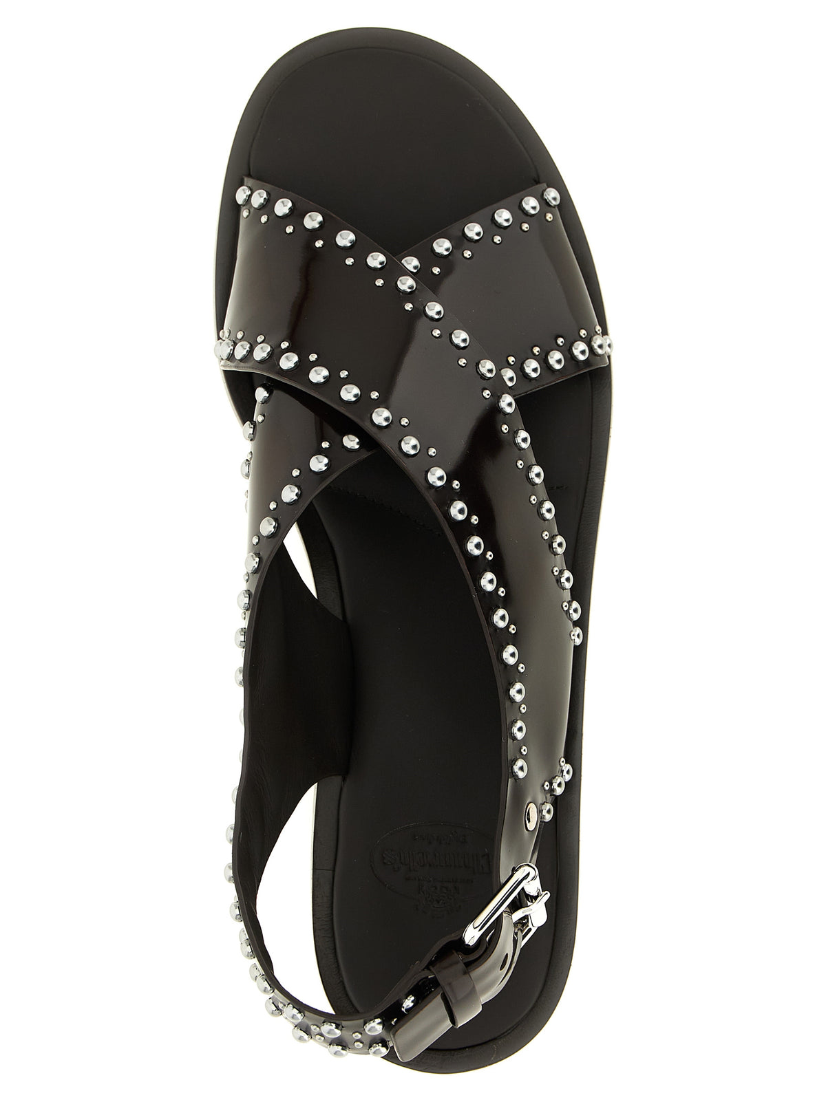 Church's Brown Calfskin Flat Women's Sandals