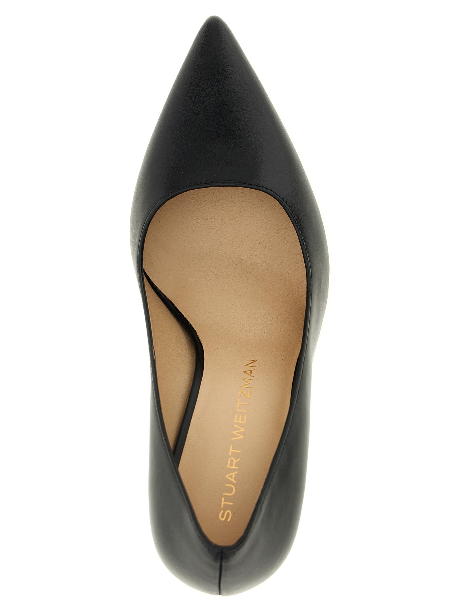Stuart Weitzman Black Calfskin High Heel Women's Pumps