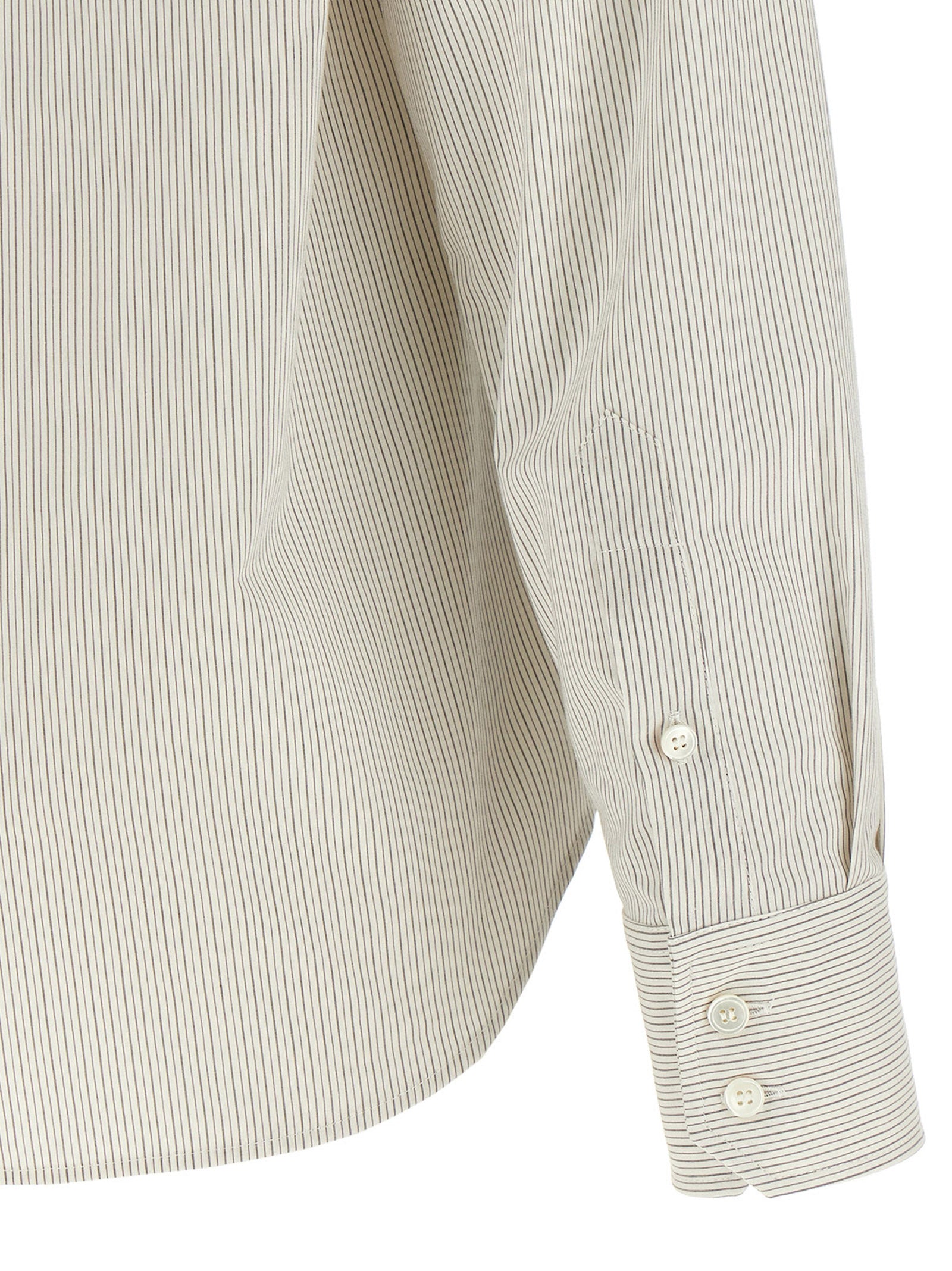 MM6 Maison Margiela Gray Cotton Women's Blouse