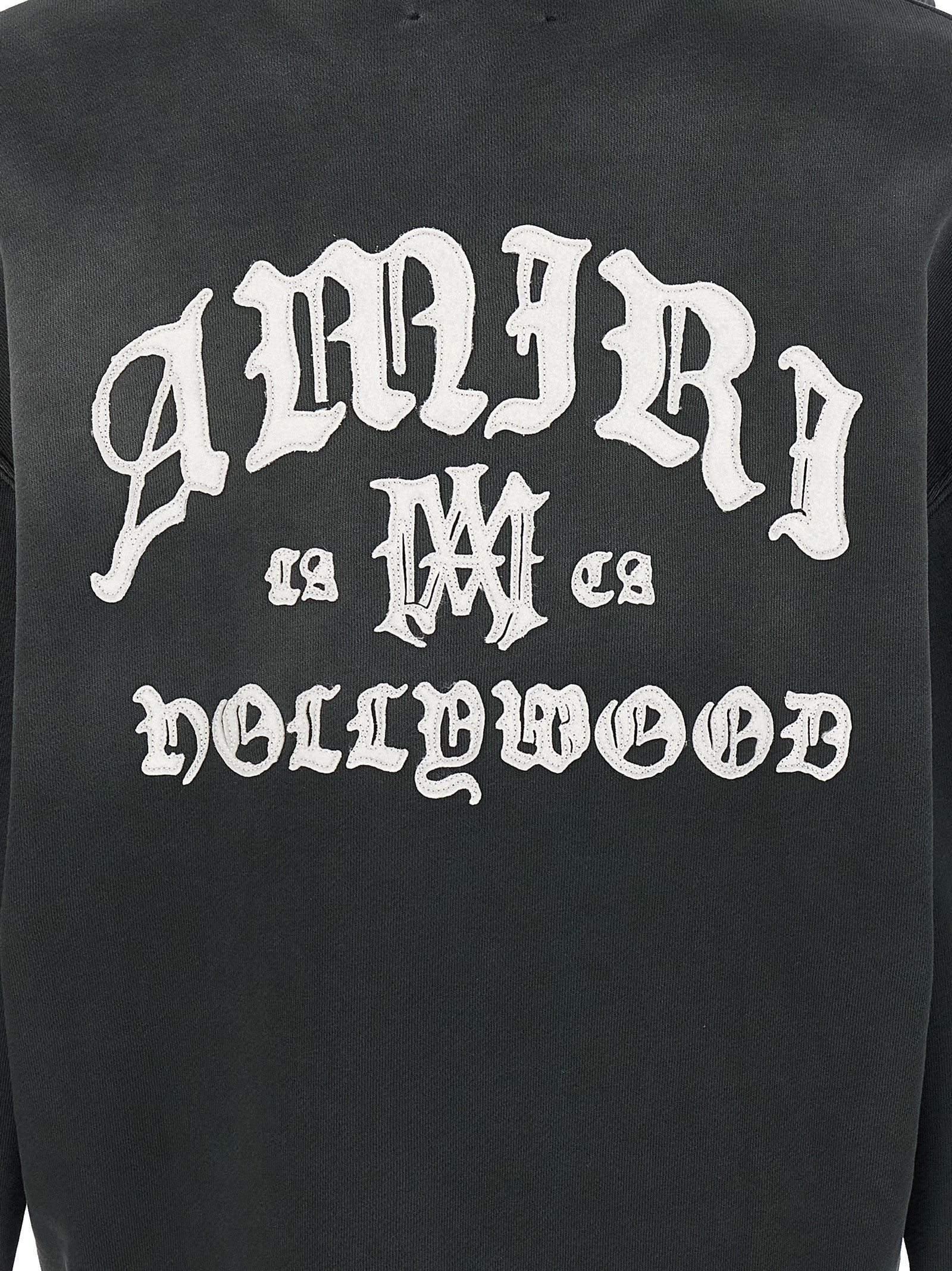 Amiri Black Cotton Men's Sweatshirt