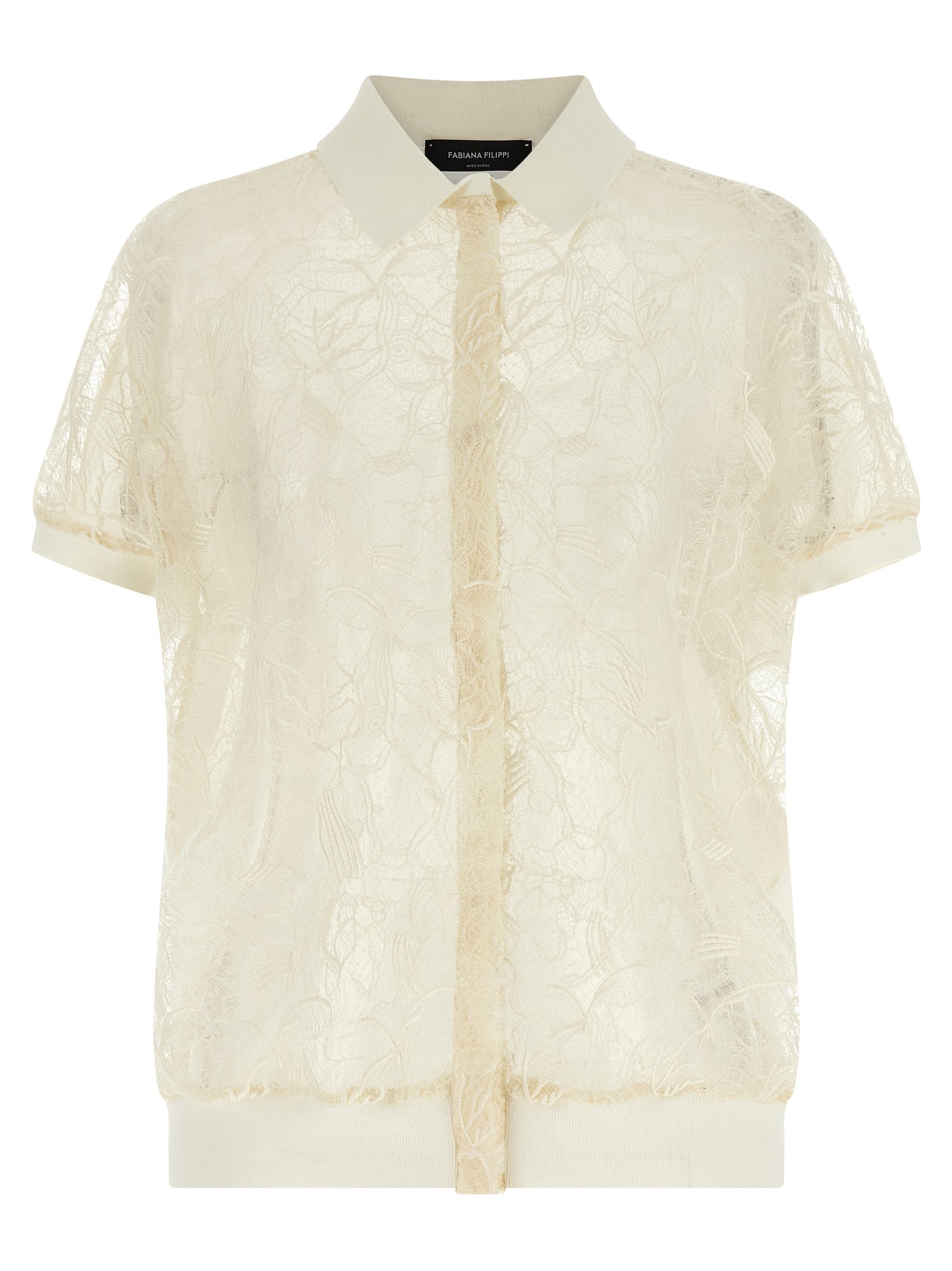 Fabiana Filippi Beige Silk Women's Cardigan