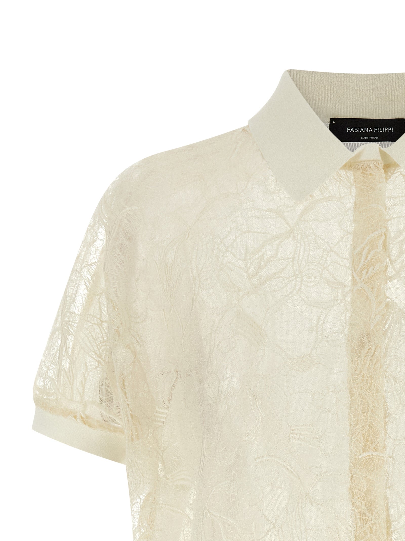 Fabiana Filippi Beige Silk Women's Cardigan