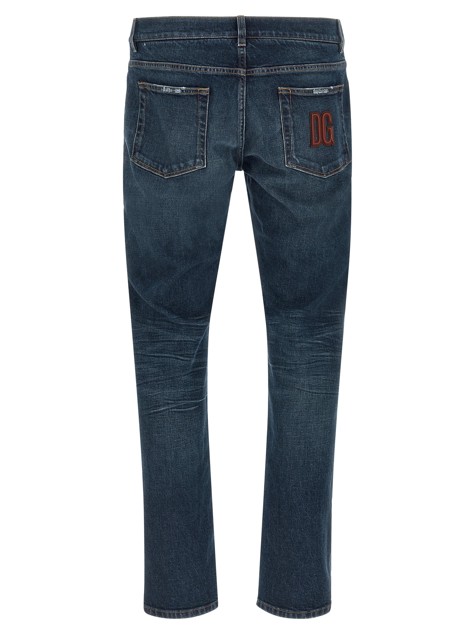 Dolce & Gabbana Blue Cotton Jeans Men's Denim