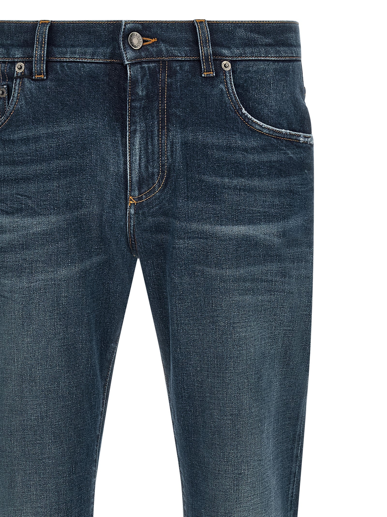 Dolce & Gabbana Blue Cotton Jeans Men's Denim