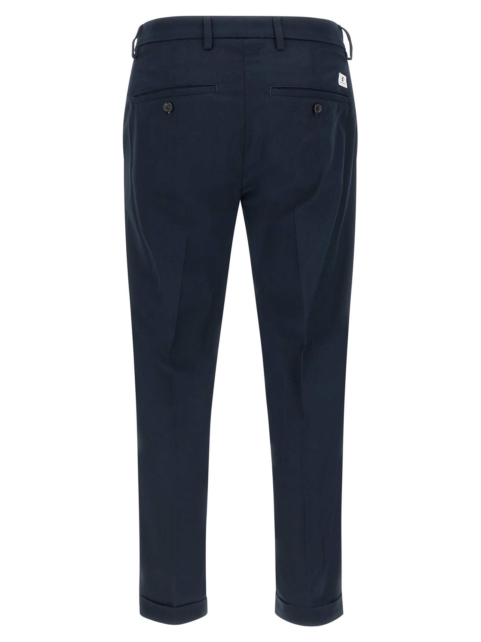 Department 5 Blue Cotton Chino Men's Pants
