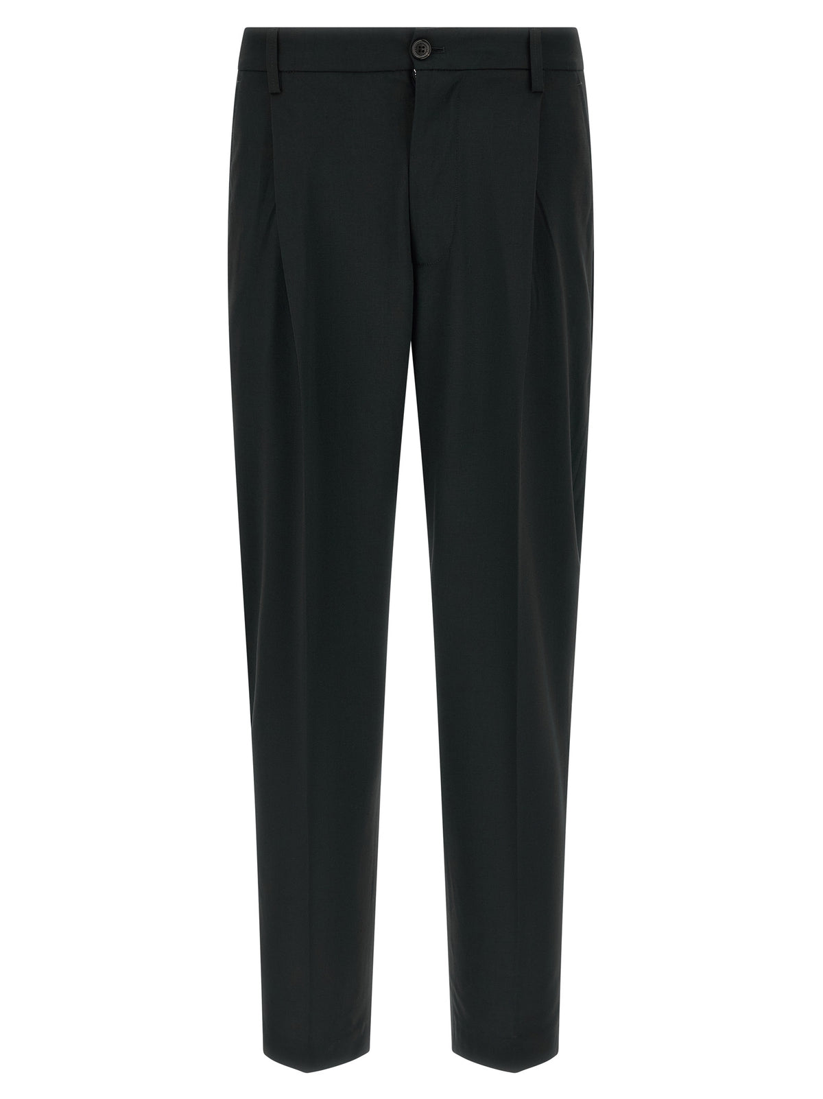 Department 5 Black Polyester Casual Men's Pants