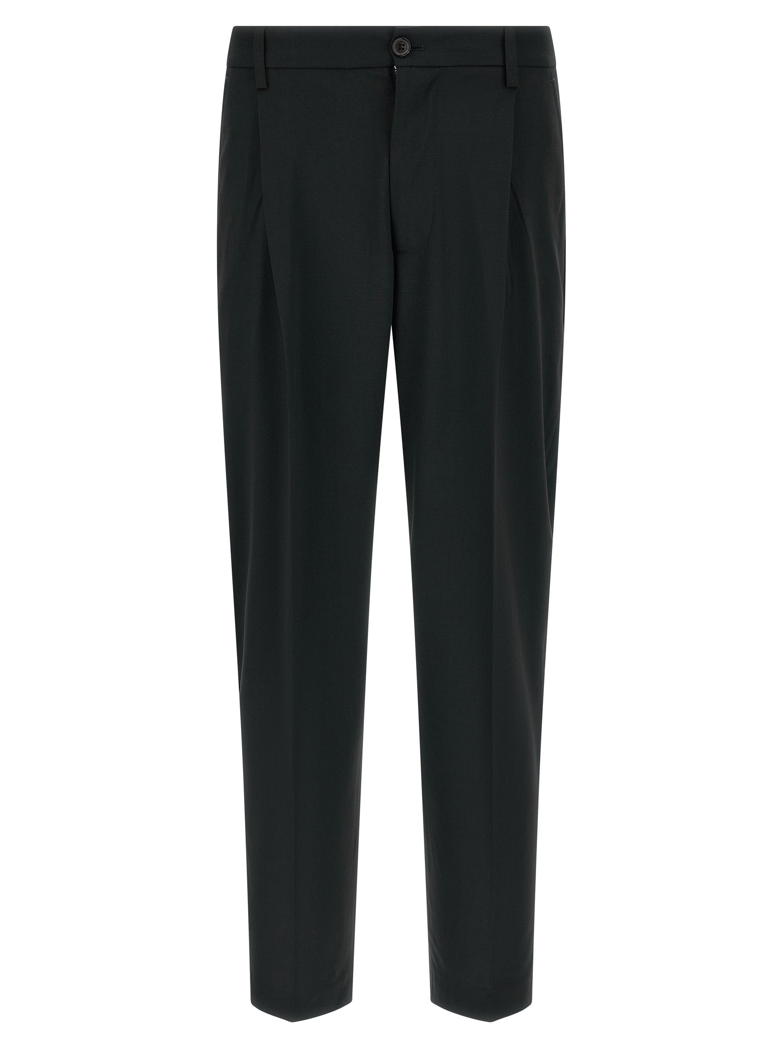 Department 5 Black Polyester Casual Men's Pants
