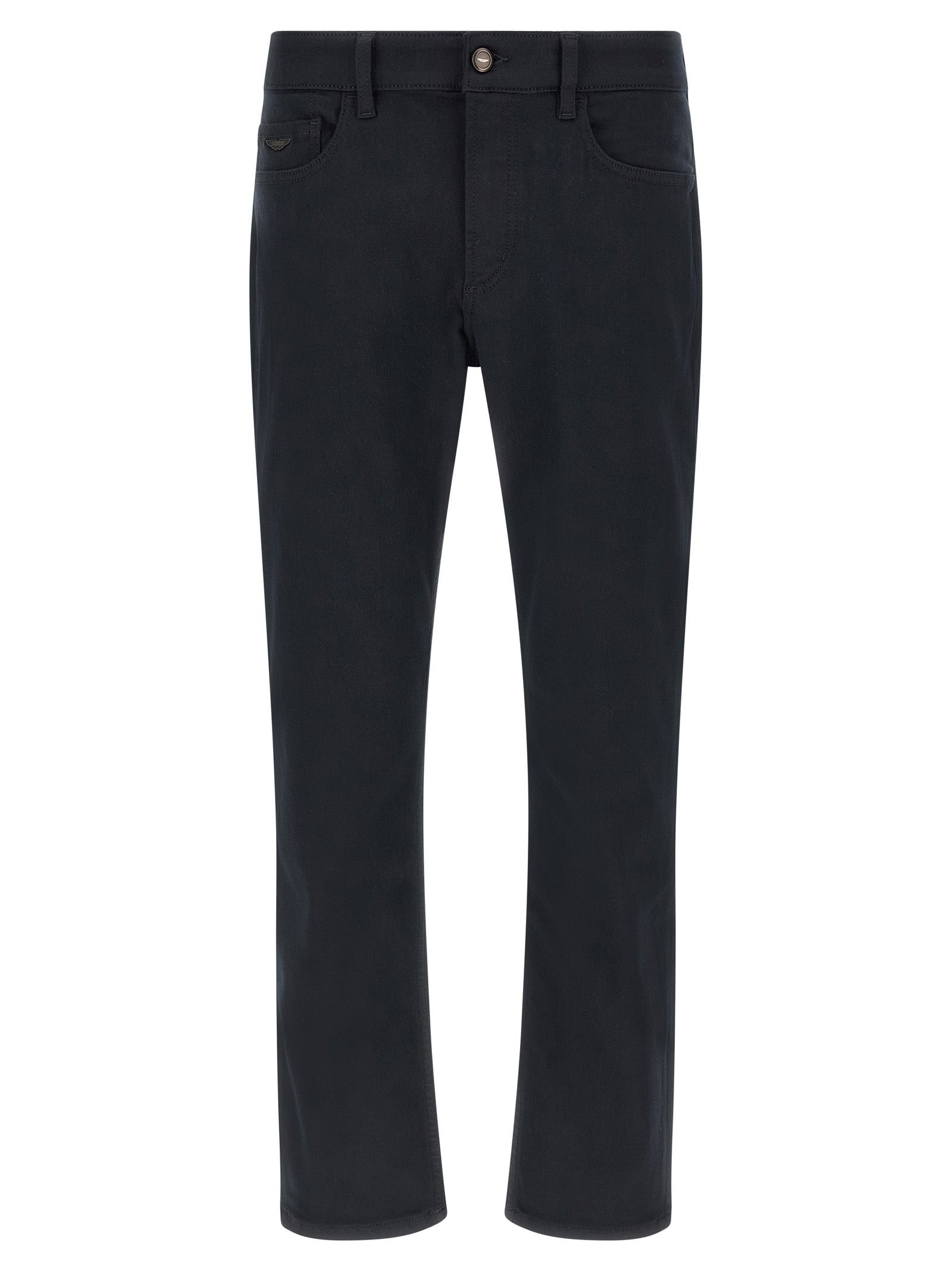 Hugo Boss Blue Polyester Straight-Leg Men's Jeans