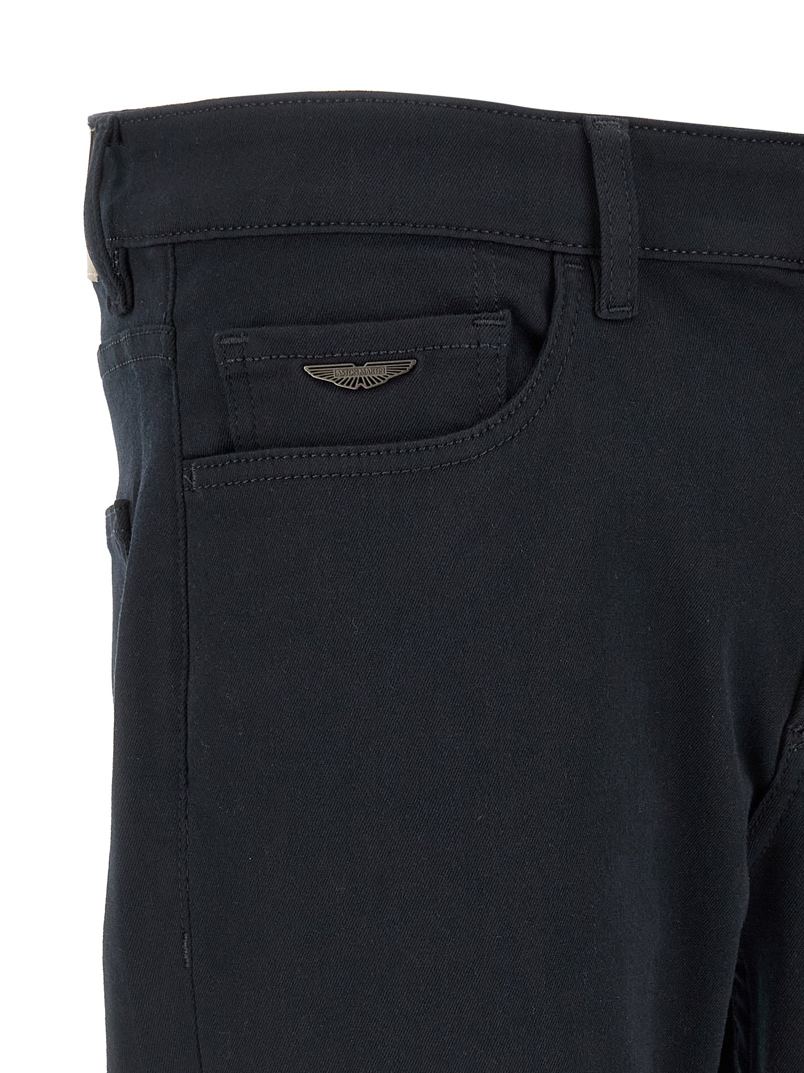Hugo Boss Blue Polyester Straight-Leg Men's Jeans