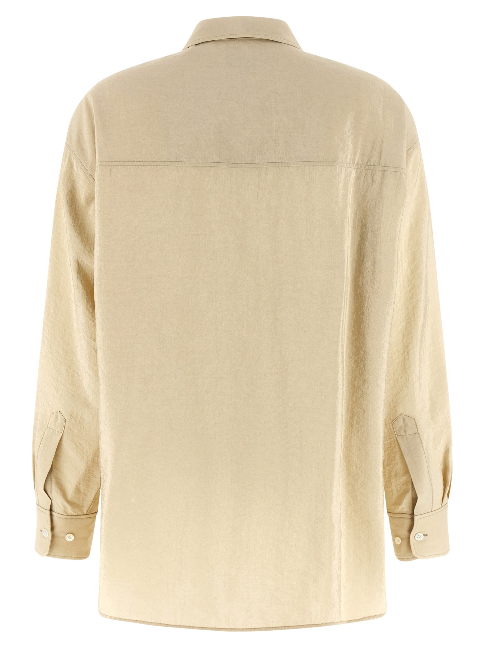 Lemaire Beige Silk Women's Blouse
